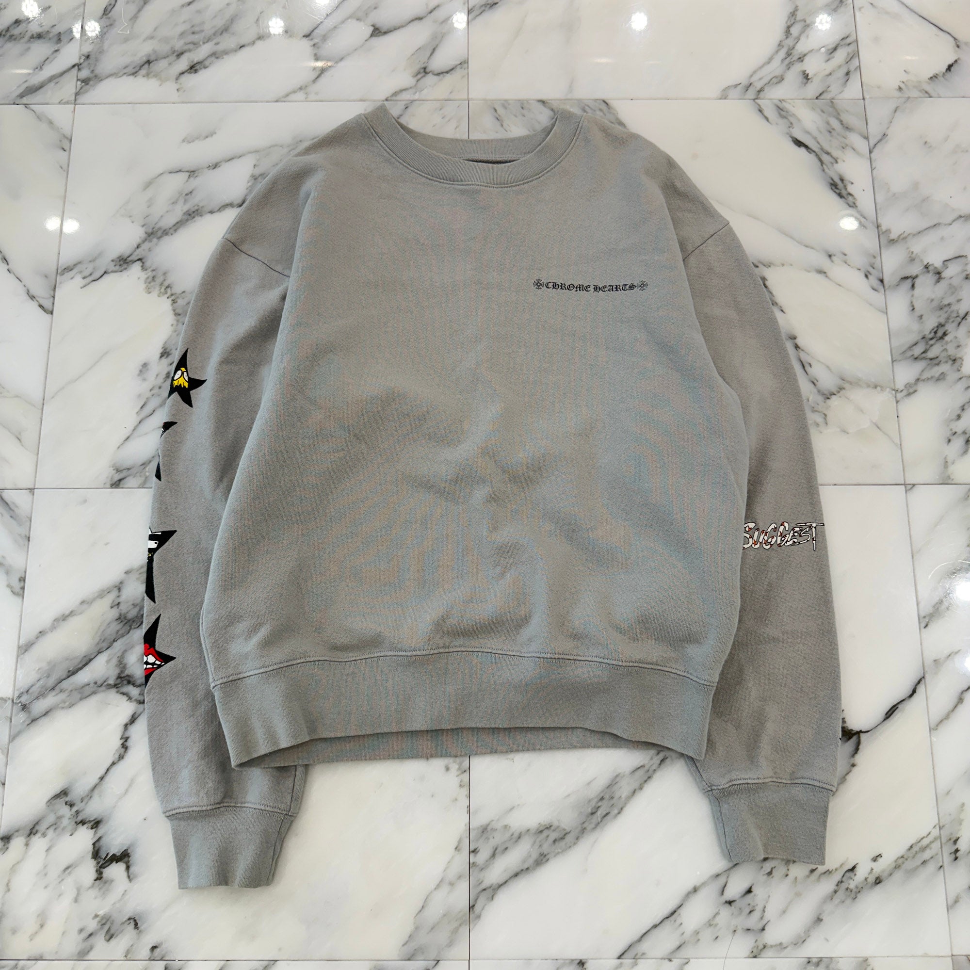 CHROME HEARTS × MATTY BOY "SUGGEST" Sweat Shirt Size S クロムハーツ×マッティボーイ SUGGEST スウェットシャツ サイズS