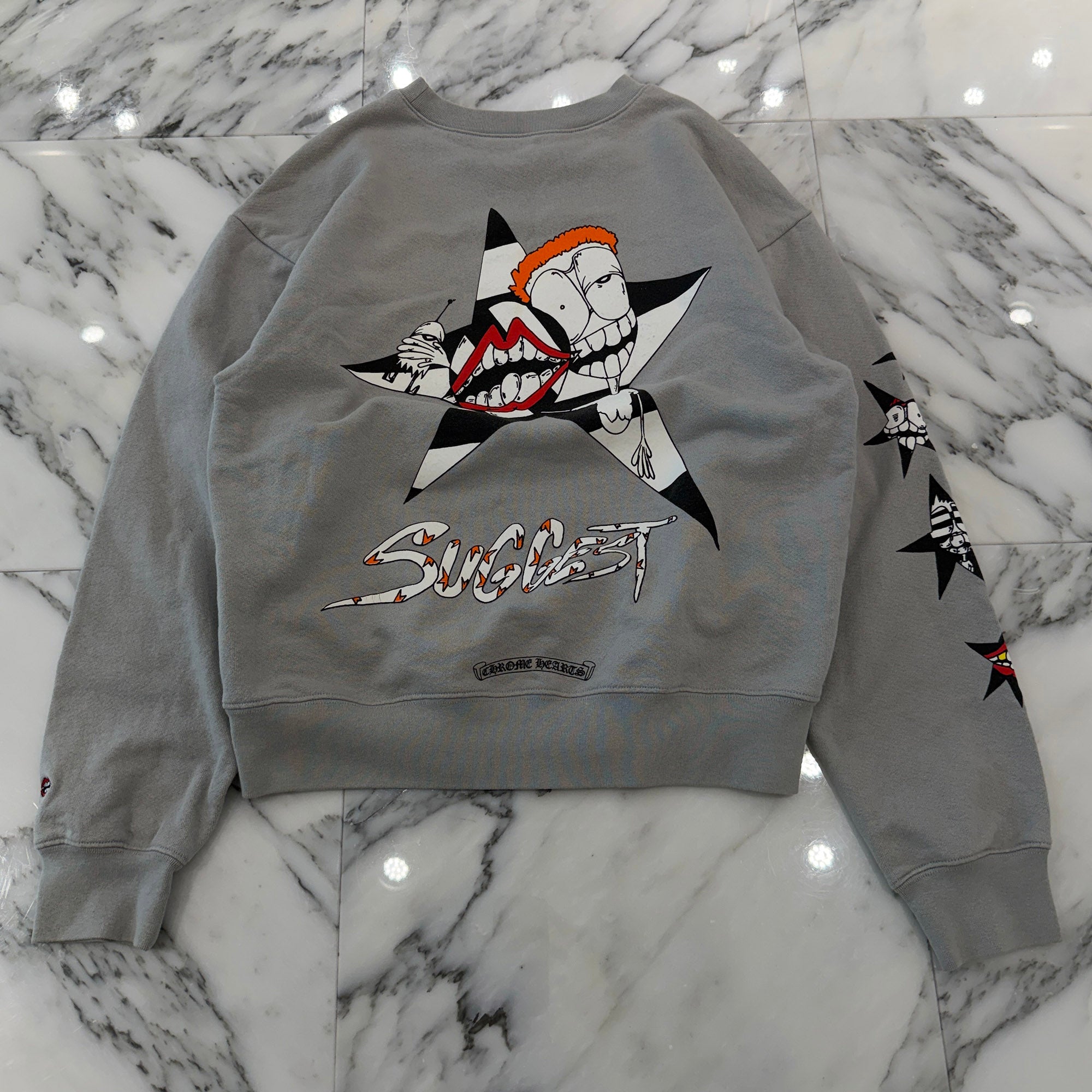 CHROME HEARTS × MATTY BOY "SUGGEST" Sweat Shirt Size S クロムハーツ×マッティボーイ SUGGEST スウェットシャツ サイズS