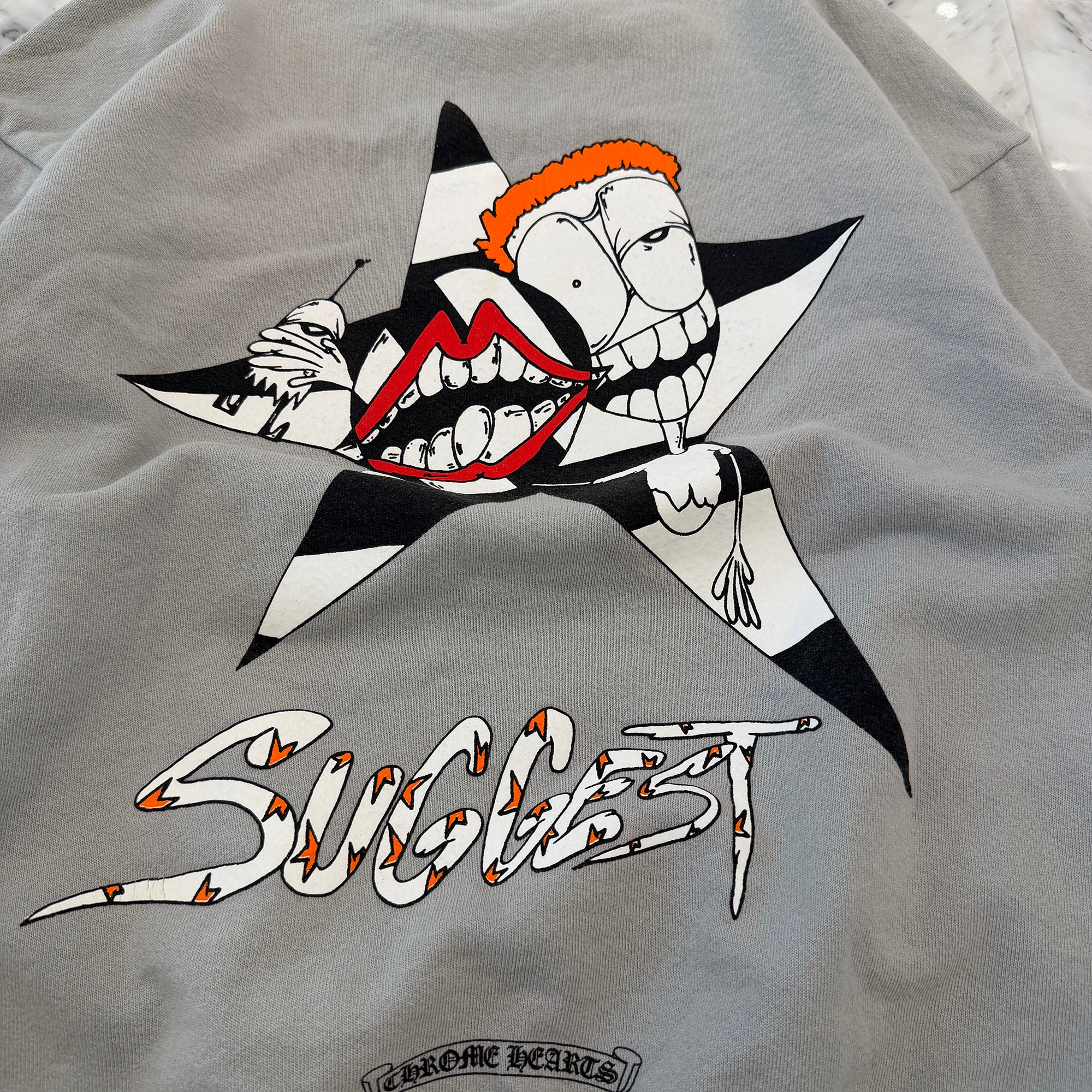 CHROME HEARTS × MATTY BOY "SUGGEST" Sweat Shirt Size S クロムハーツ×マッティボーイ SUGGEST スウェットシャツ サイズS