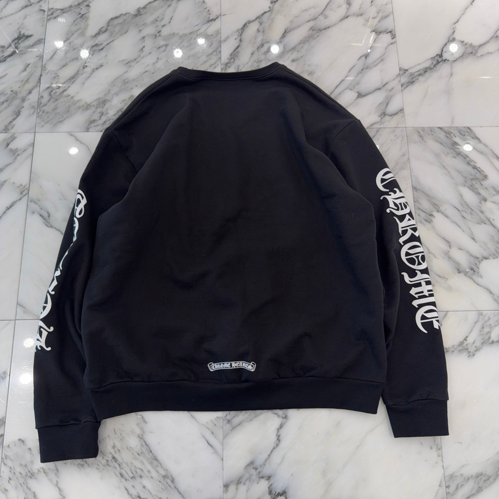 CHROME HEARTS Neck Logo Crewneck Sweatshirt Size L クロムハーツ ネックロゴクルーネックスウェットシャツ サイズL