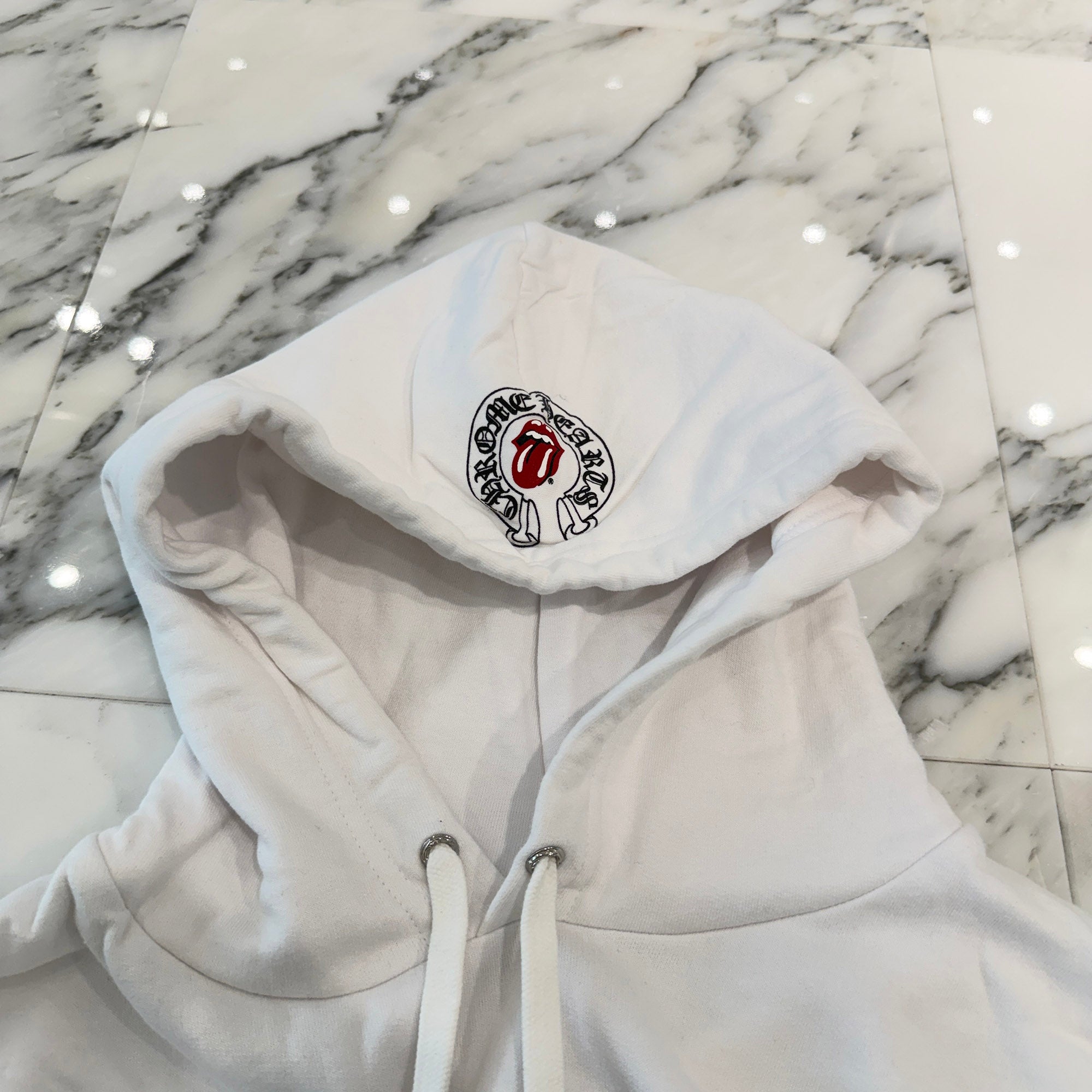 CHROME HEARTS × The Rolling Stones Online Limited Lip & Tongue Pullover Hoodie Size L クロムハーツ × ローリングストーンズ オンライン限定 リップ&タン プルオーバーフーディー サイズL