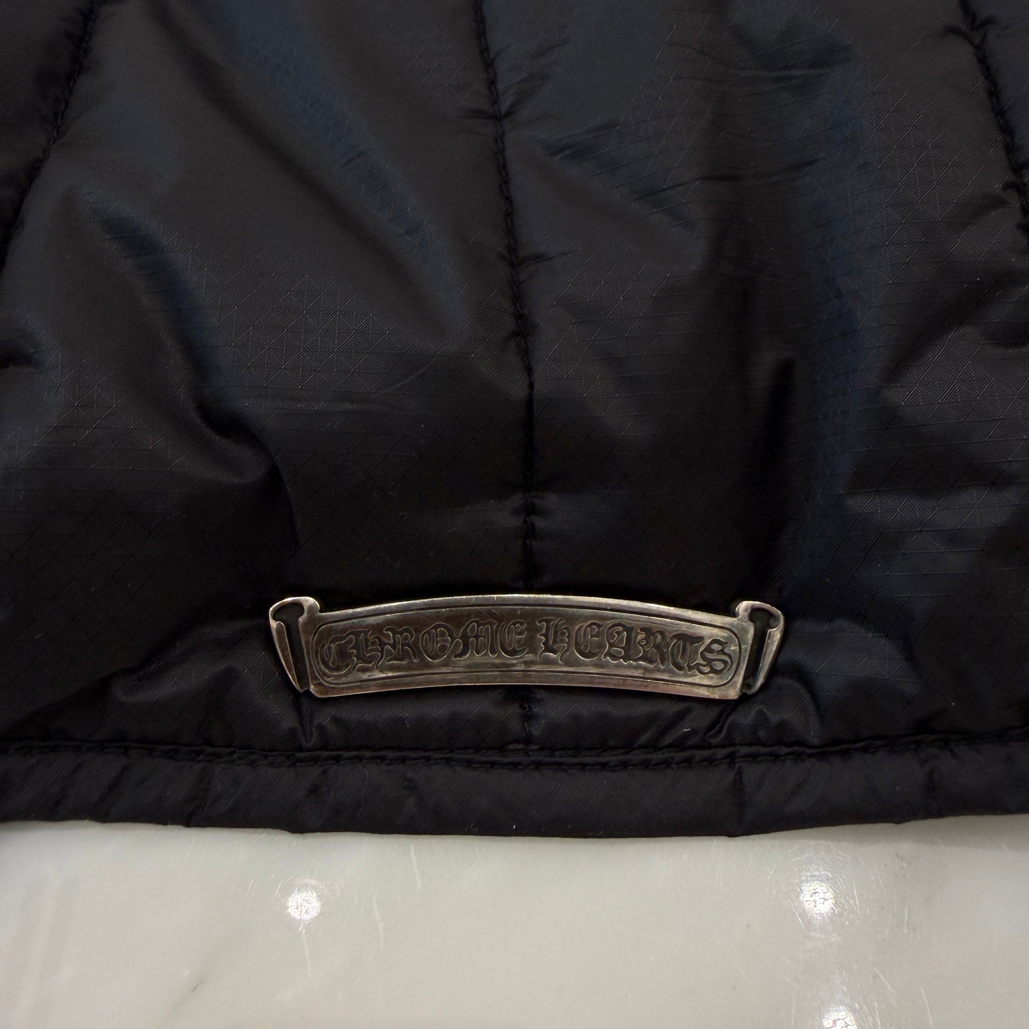 CHROME HEARTS Piping Down Jacket Size L クロムハーツ パイピング ダウンジャケット サイズL