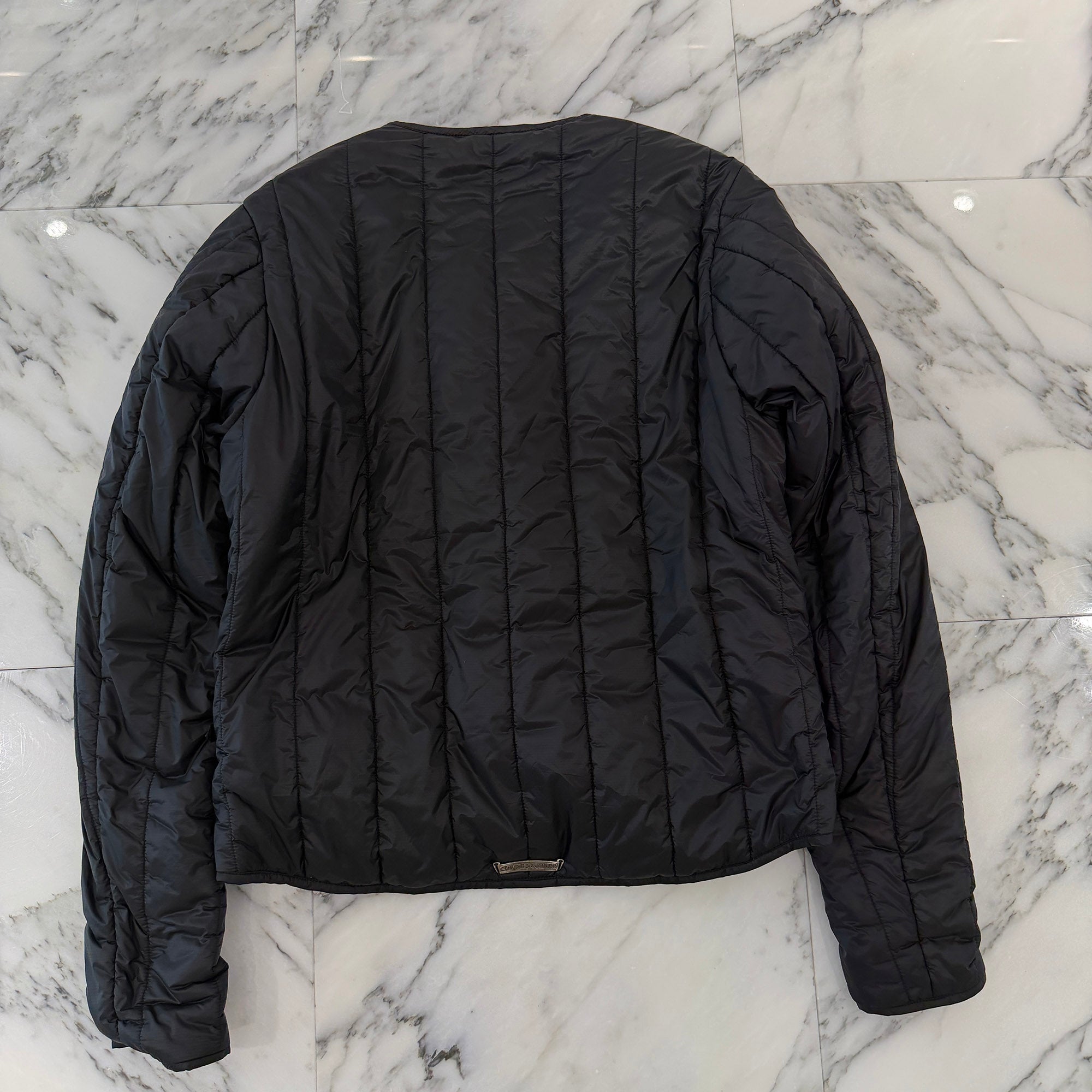 CHROME HEARTS Piping Down Jacket Size L クロムハーツ パイピング ダウンジャケット サイズL