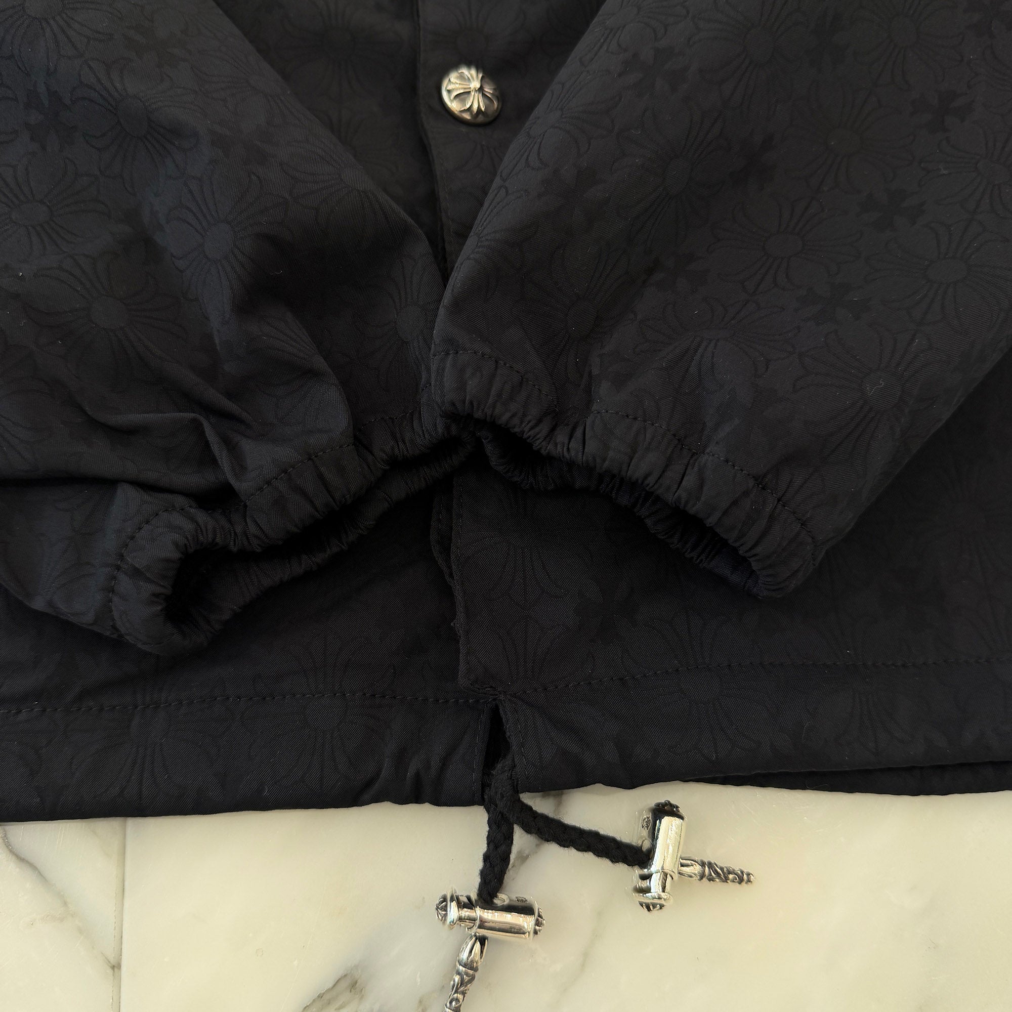 CHROME HEARTS Made In Hollywood CH Plus Eye Chart Coach Jacket Size L クロムハーツ メイドインハリウッド CHプラス アイチャート コーチジャケット サイズL