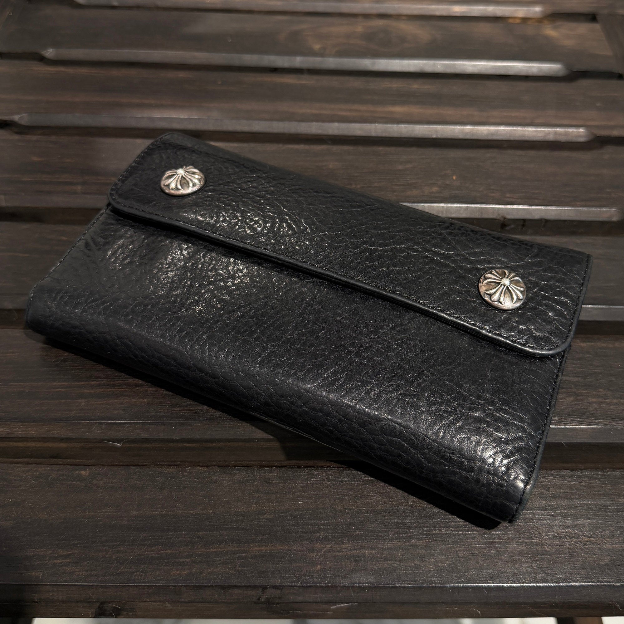 CHROME HEARTS Wave Cross Ball Wallet クロムハーツ ウェーブクロスボール ウォレット