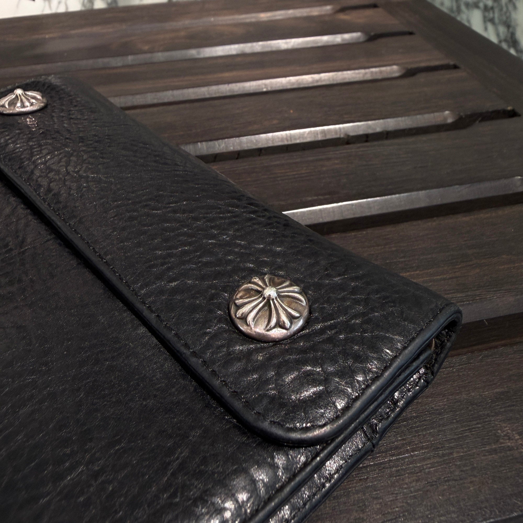 CHROME HEARTS Wave Cross Ball Wallet クロムハーツ ウェーブクロスボール ウォレット