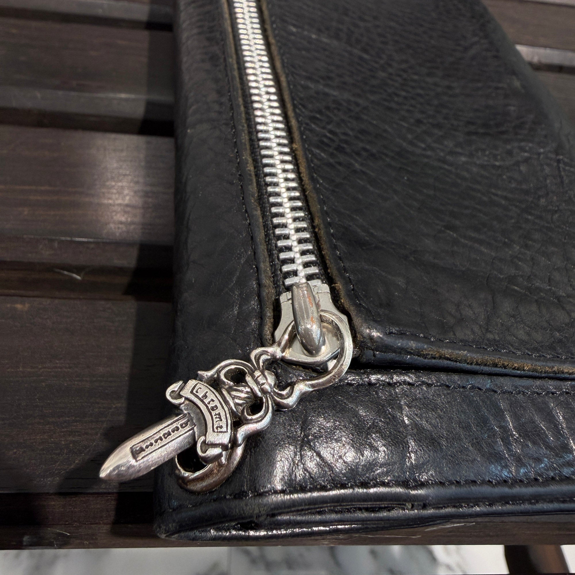 CHROME HEARTS Wave Cross Ball Wallet クロムハーツ ウェーブクロスボール ウォレット