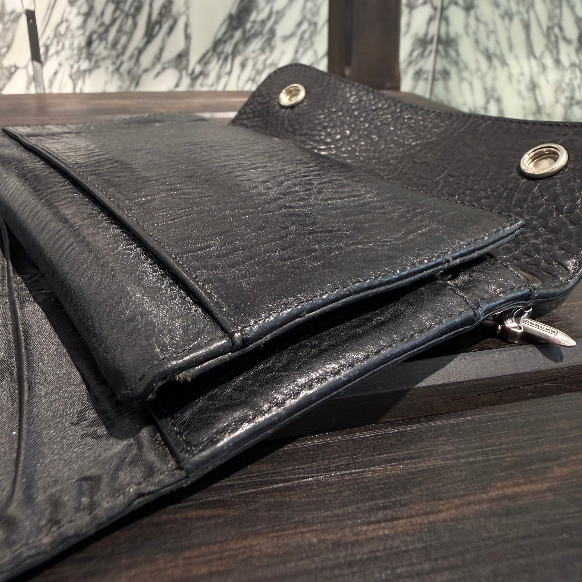 CHROME HEARTS Wave Cross Ball Wallet クロムハーツ ウェーブクロスボール ウォレット