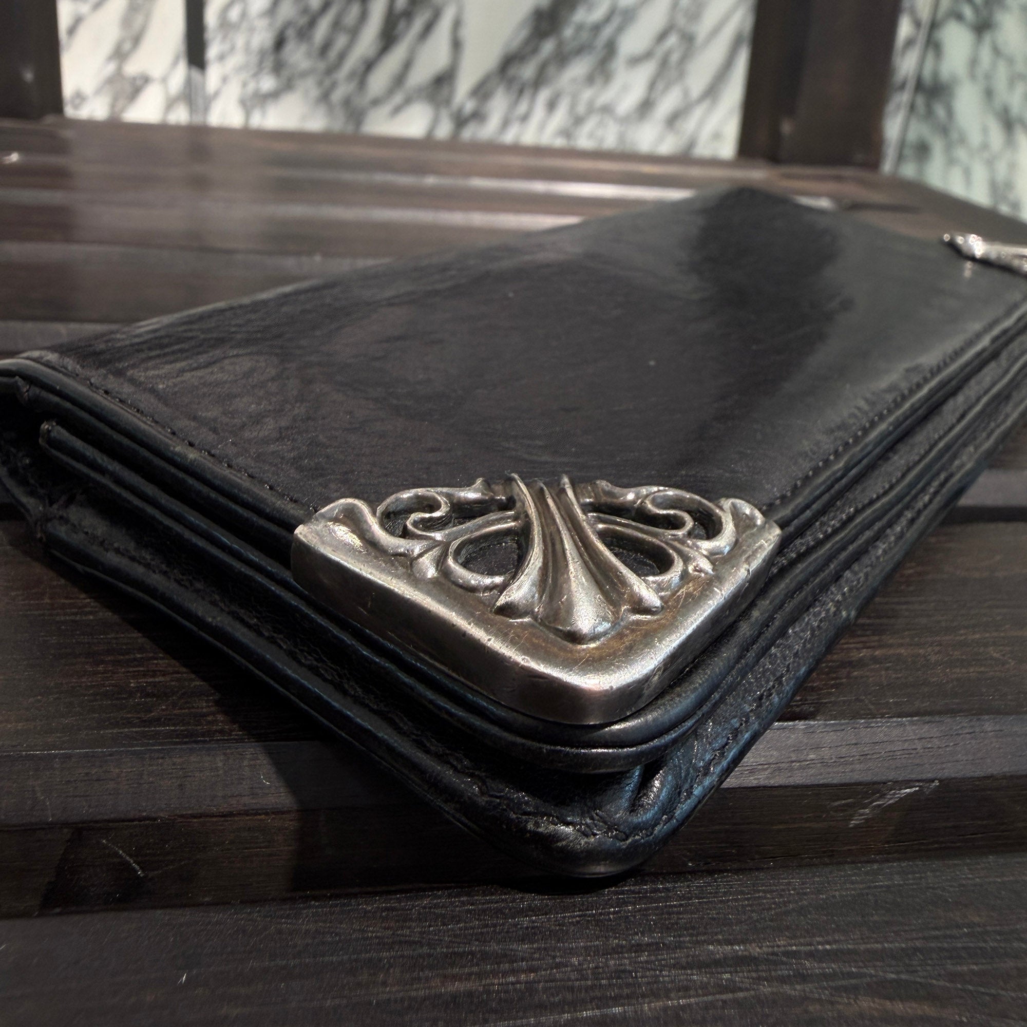CHROME HEARTS Long Single Fold Chips Wallet クロムハーツ ロング シングルフォールド チップス ウォレット