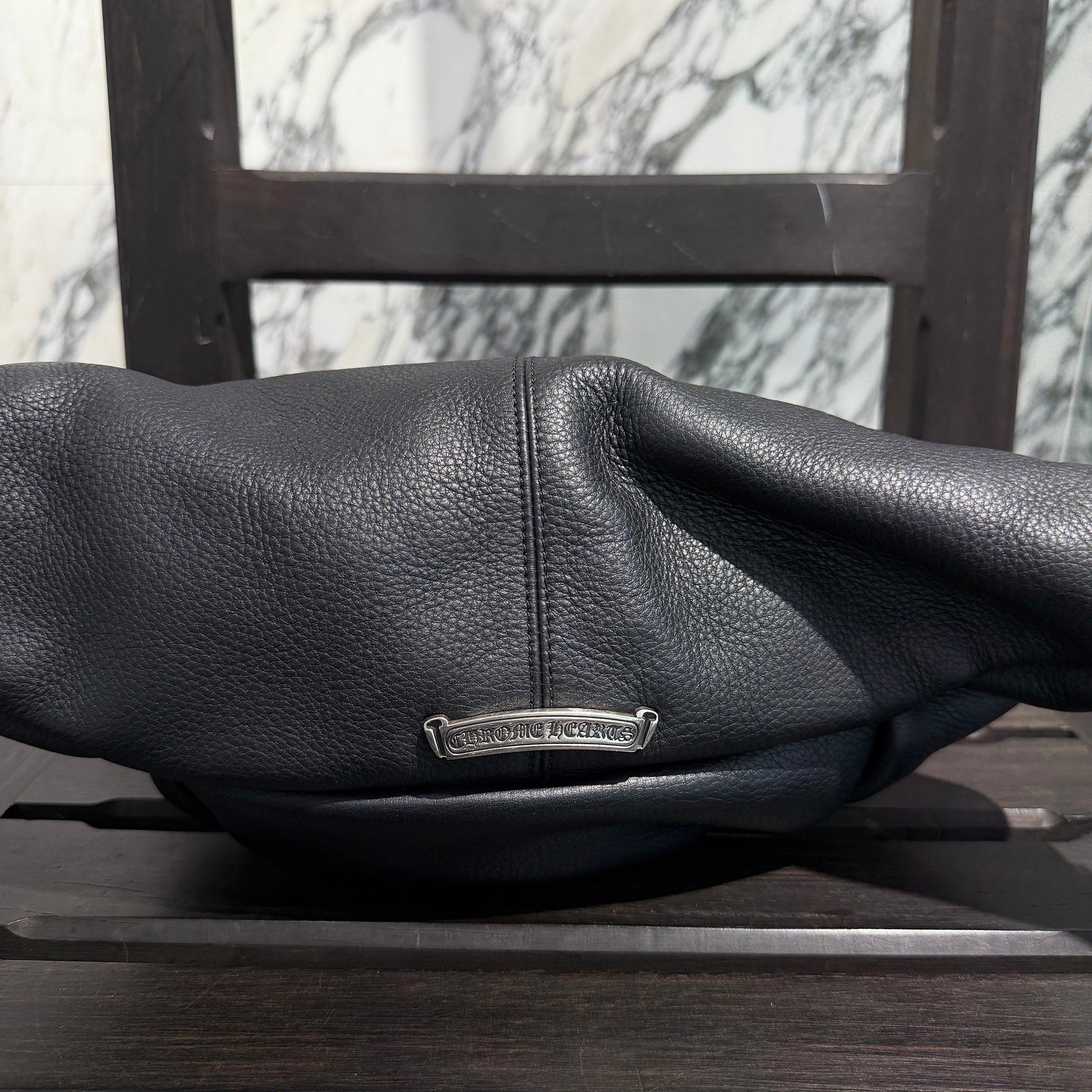 CHROME HEARTS SNAT PACK Leather Shoulder Bag クロムハーツ スナットパック レザー ショルダーバッグ