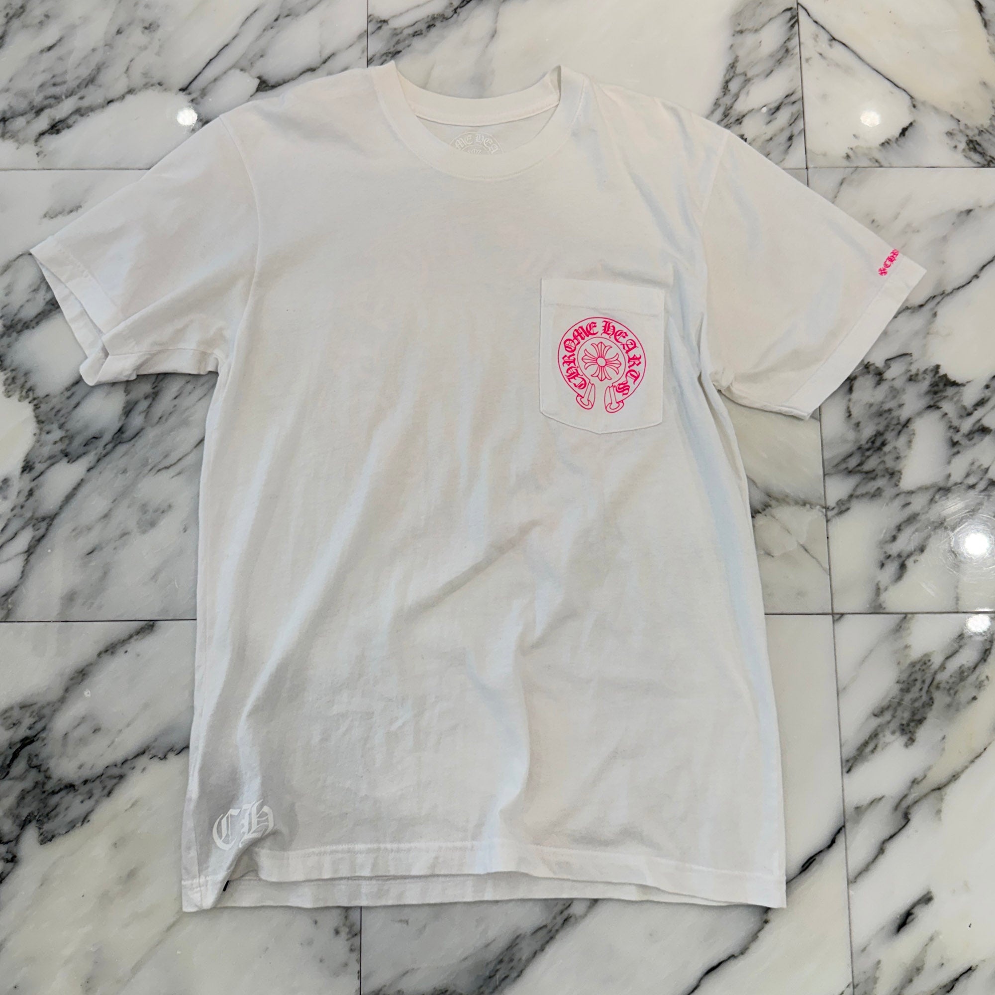 CHROME HEARTS 2025AW Pink Horseshoe Tee Size M クロムハーツ ピンク ホースシュー Tシャツ サイズM