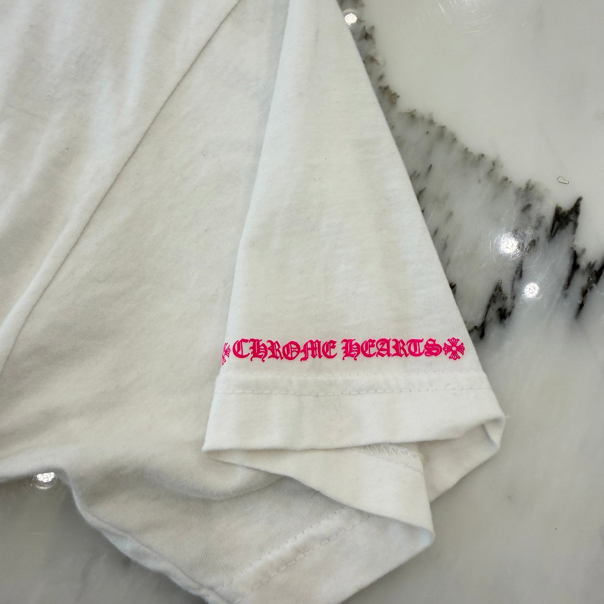 CHROME HEARTS 2025AW Pink Horseshoe Tee Size M クロムハーツ ピンク ホースシュー Tシャツ サイズM
