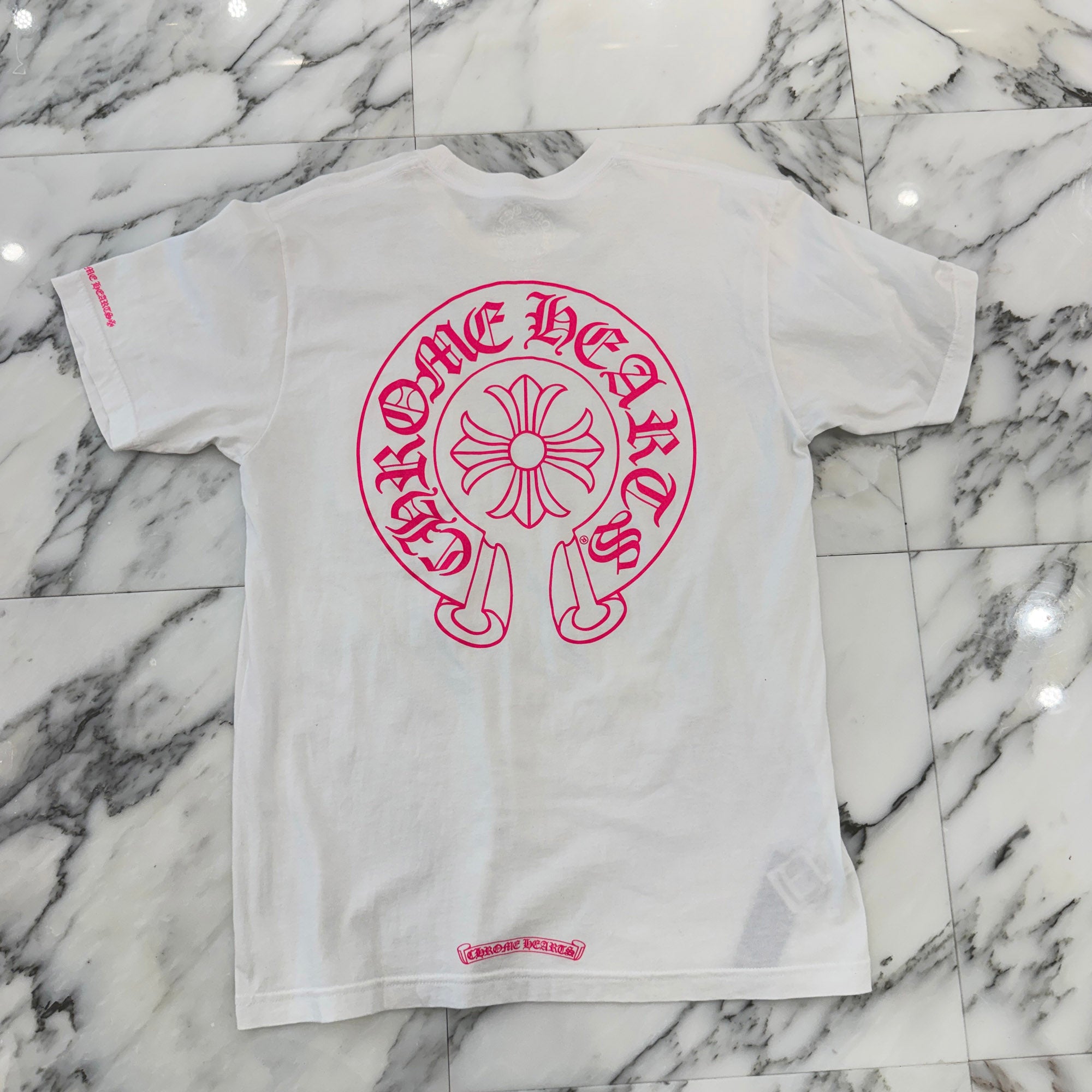 CHROME HEARTS 2025AW Pink Horseshoe Tee Size M クロムハーツ ピンク ホースシュー Tシャツ サイズM