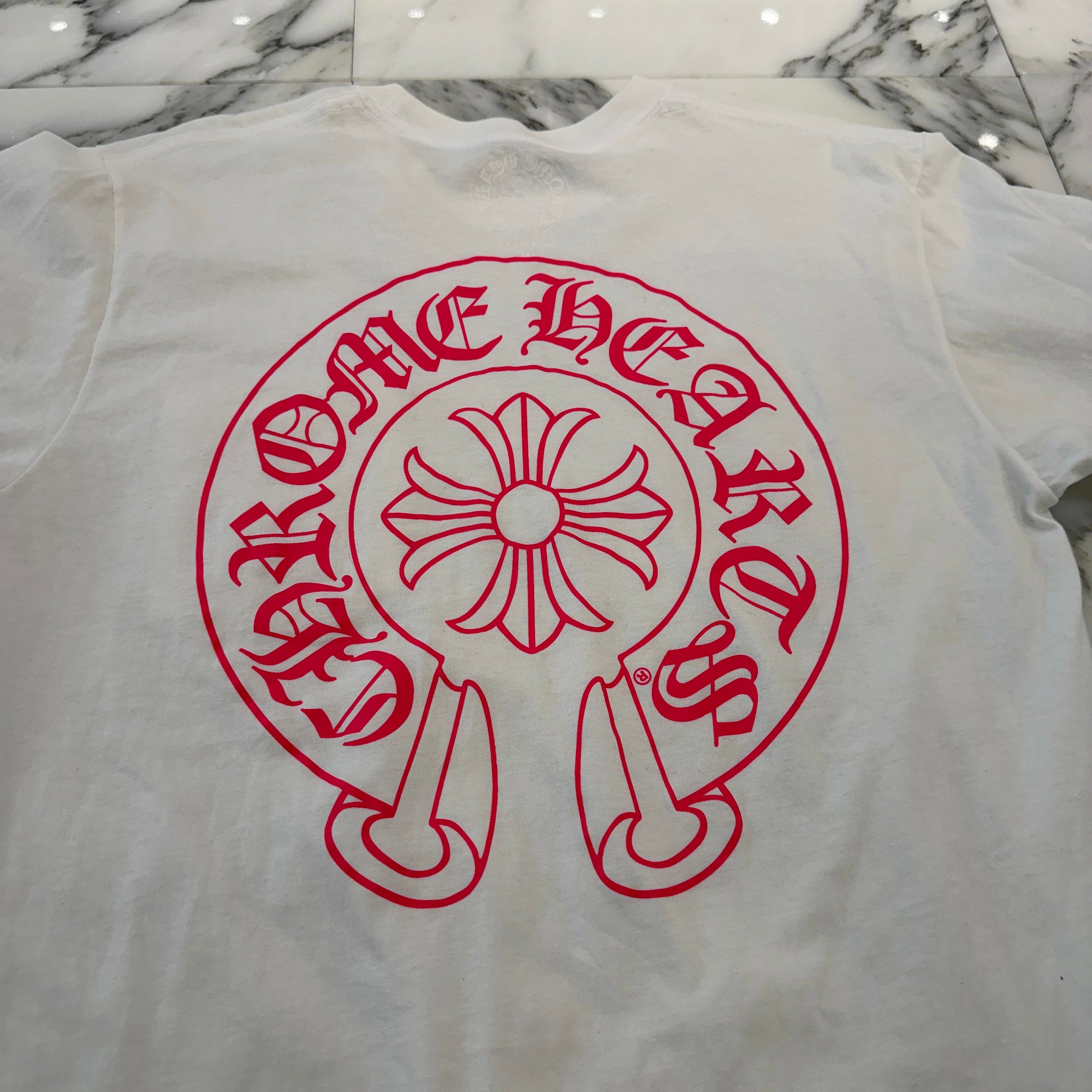 CHROME HEARTS 2025AW Pink Horseshoe Tee Size M クロムハーツ ピンク ホースシュー Tシャツ サイズM
