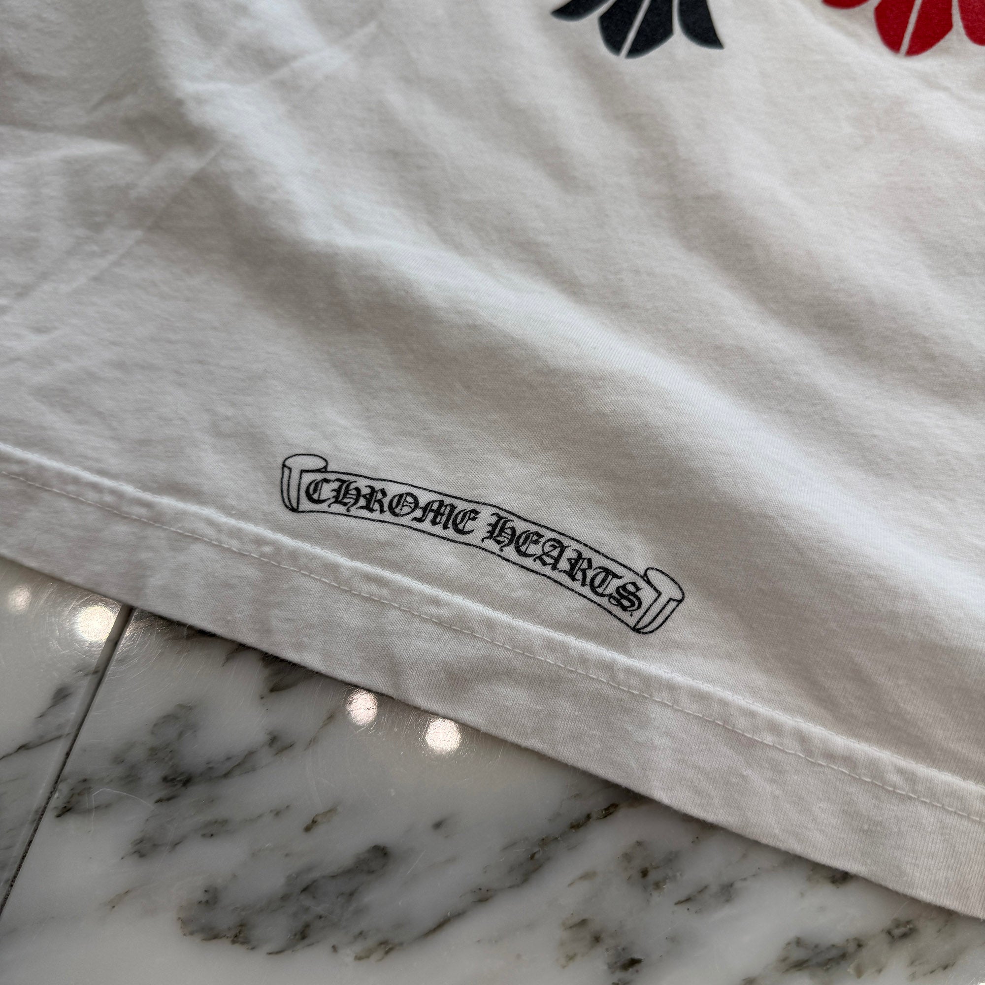 CHROME HEARTS 2021SS MLTCOL CEM CRS Tee Size L クロムハーツ マルチカラー セメタリークロス Tシャツ サイズL