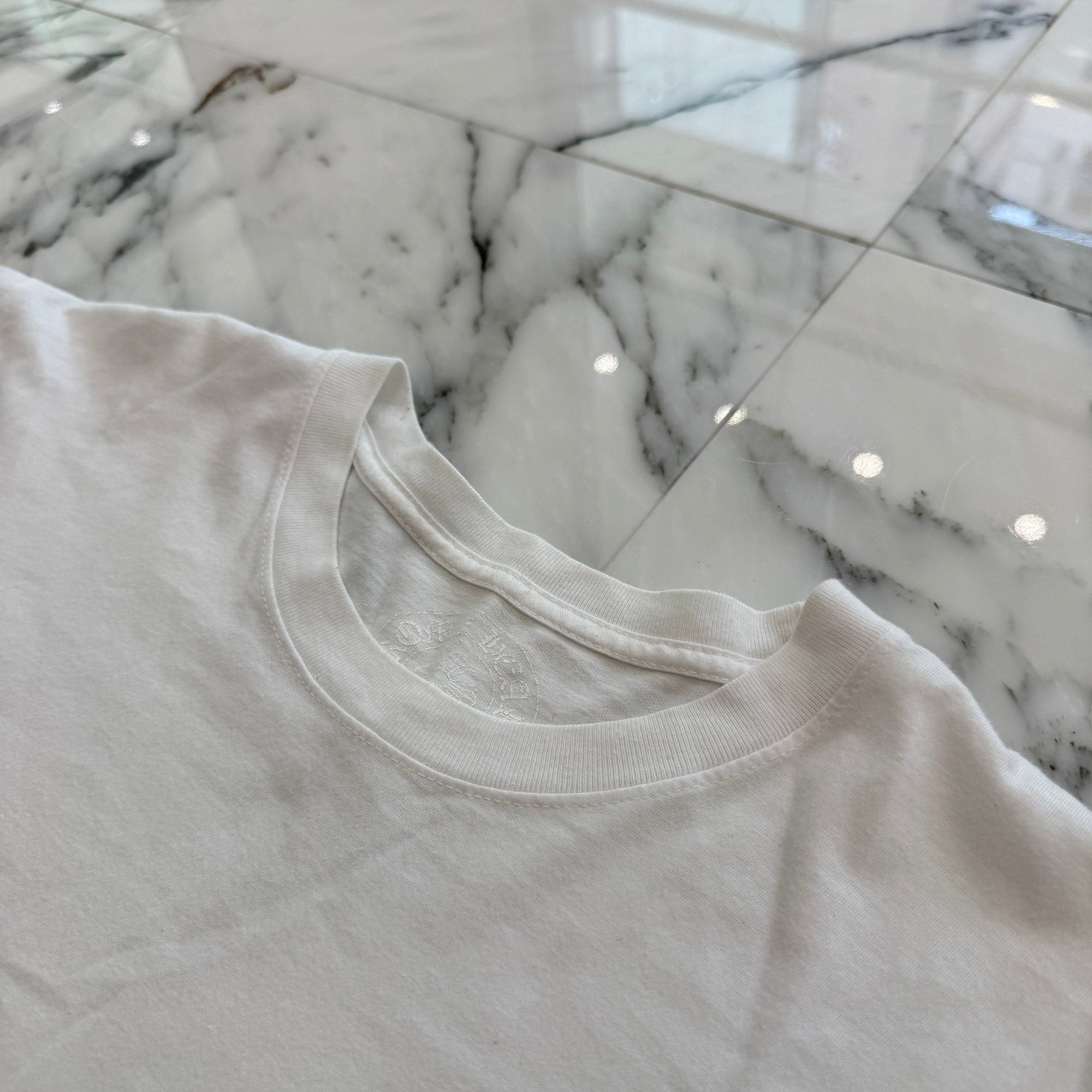 CHROME HEARTS Vertical Logo CH Plus Flame Tee Size L クロムハーツ ヴァーティカルロゴ CHプラス フレイム Tシャツ サイズL