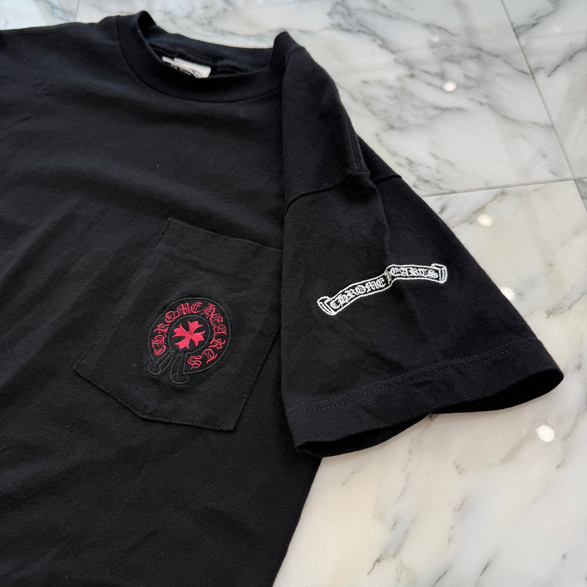 CHROME HEARTS Horseshoe Embroidery Tee Size S クロムハーツ ホースシュー刺繍 Tシャツ サイズS