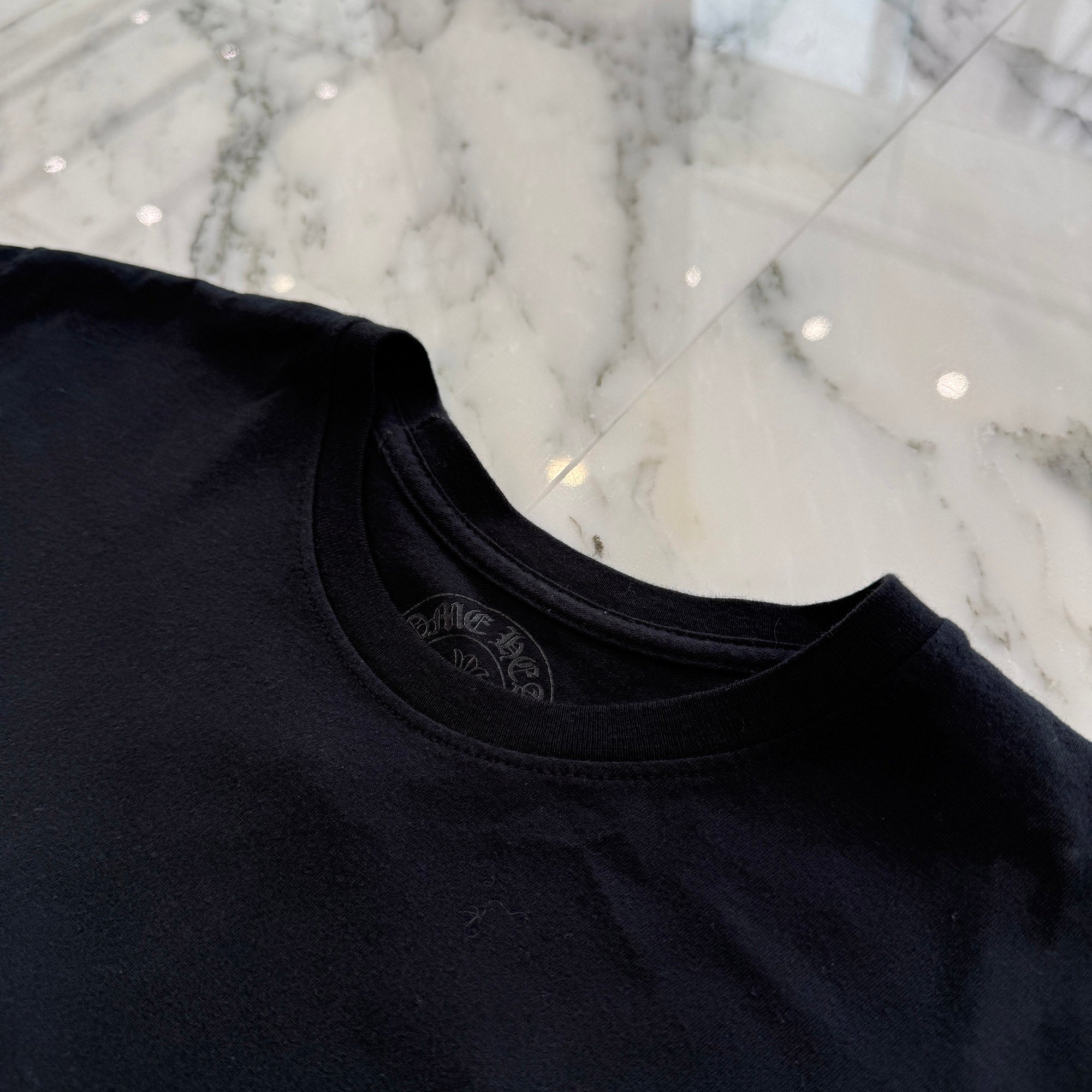 CHROME HEARTS Back CH Star Scroll Print Tee Size L クロムハーツ バック CHスター スクロール プリント Tシャツ サイズL