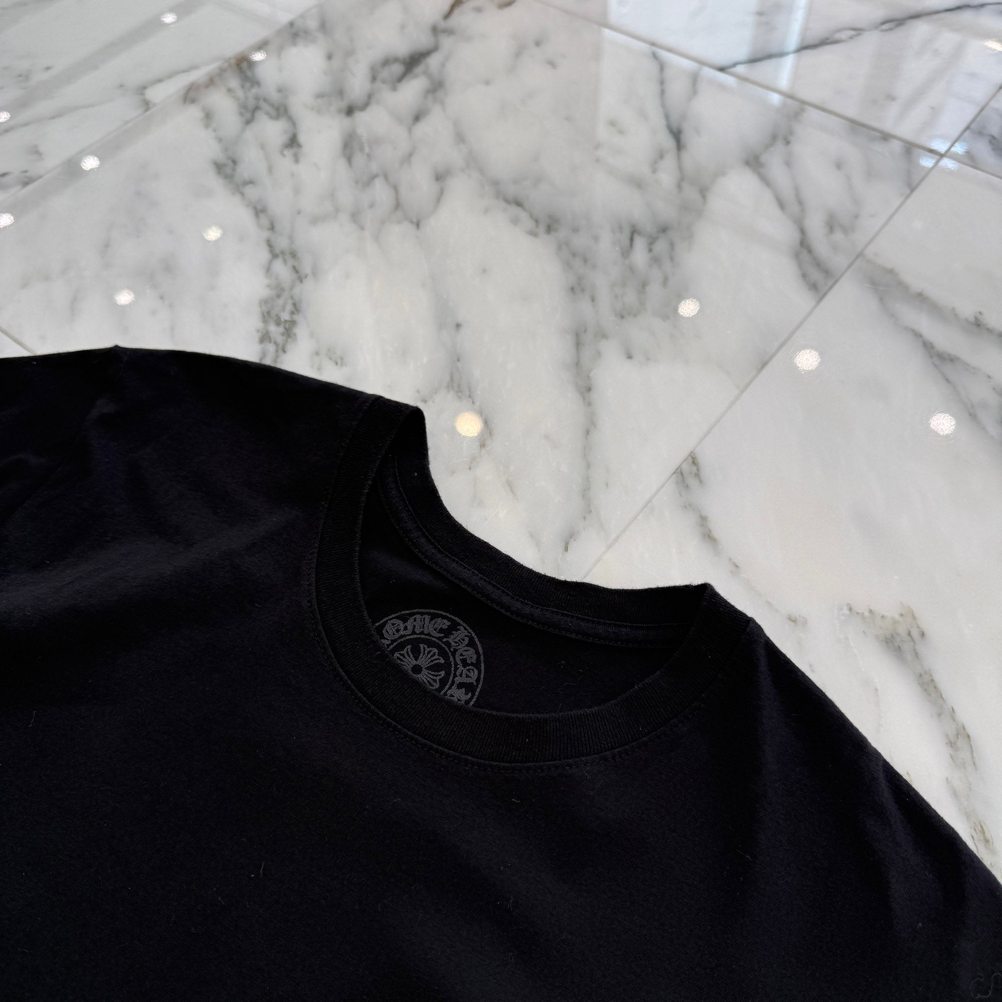CHROME HEARTS × The Rolling Stones Lip＆Tongue Horseshoe Tee Size M クロムハーツ × ザローリングストーンズ リップアンドタン ホースシュー Tシャツ サイズM