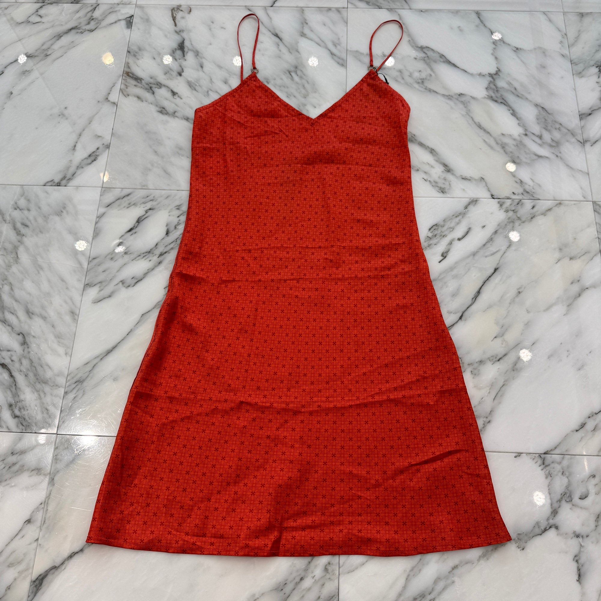 CHROME HEARTS Y NOT CH Plus Pattern Silk Camisole Top Size S クロムハーツ ワイノット CHプラス 総柄 シルク キャミソールトップ サイズS