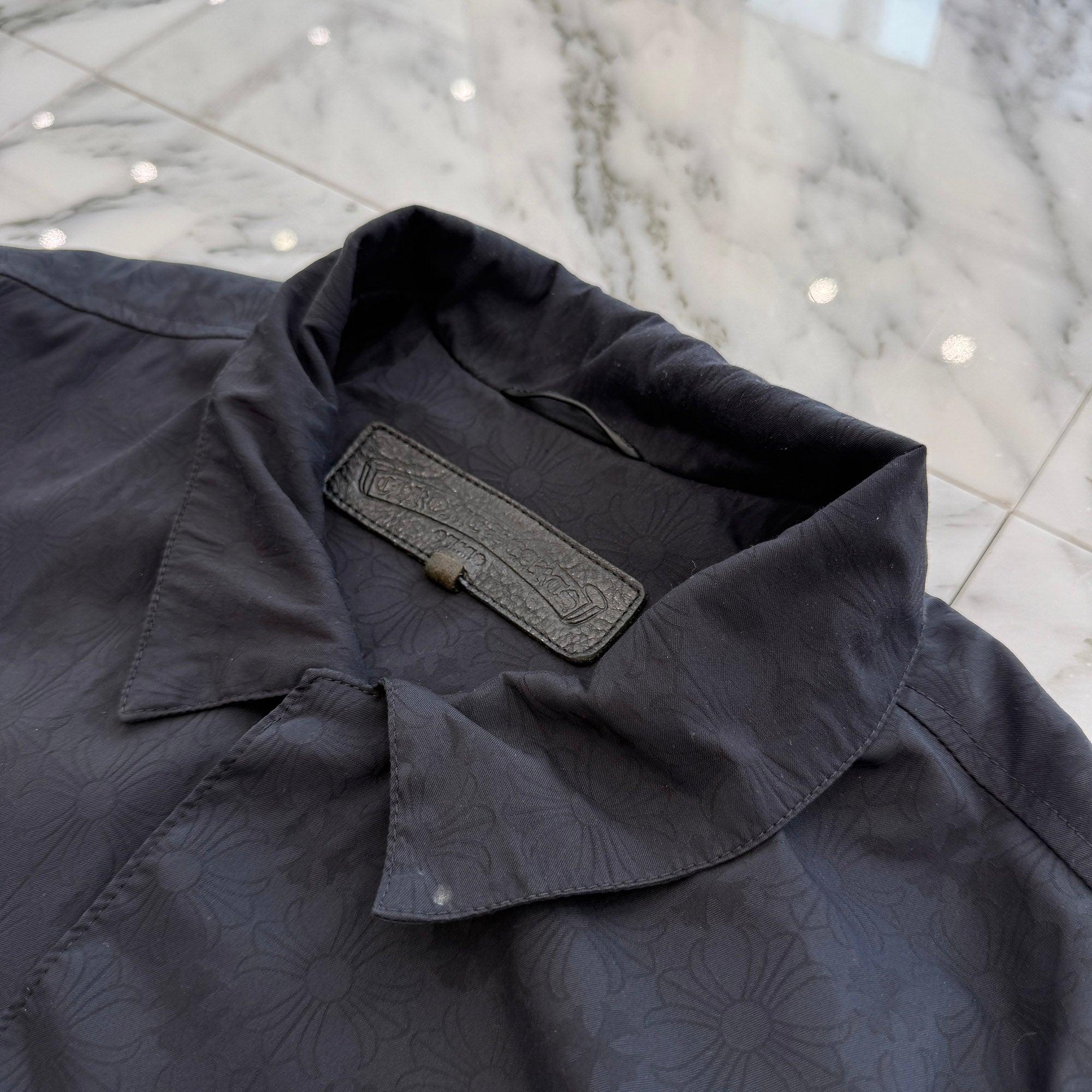 CHROME HEARTS Made In Hollywood CH Plus Eye Chart Coach Jacket Size XL クロムハーツ メイドインハリウッド CHプラス アイチャート コーチジャケット サイズXL