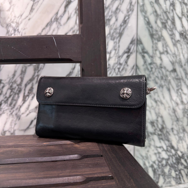 CHROME HEARTS Wave Cross Ball Wallet クロムハーツ ウェーブクロスボール ウォレット
