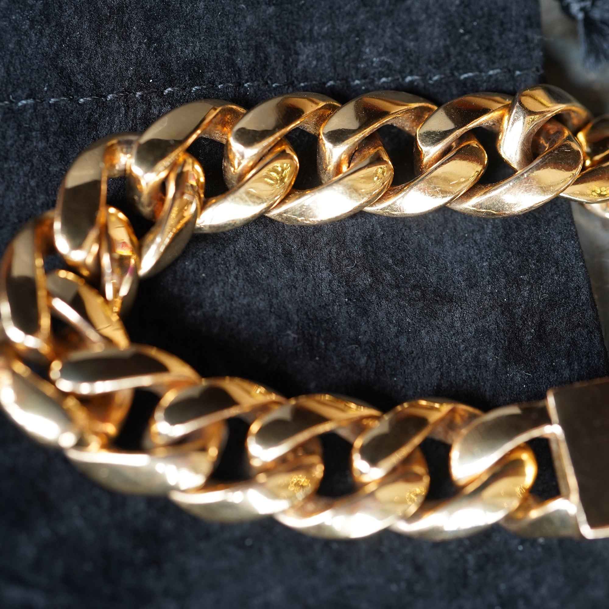 CHROME HEARTS 22K Floral Cross ID Bracelet 13LINK クロムハーツ 22K フローラルクロス ID ブレスレット 13リンク