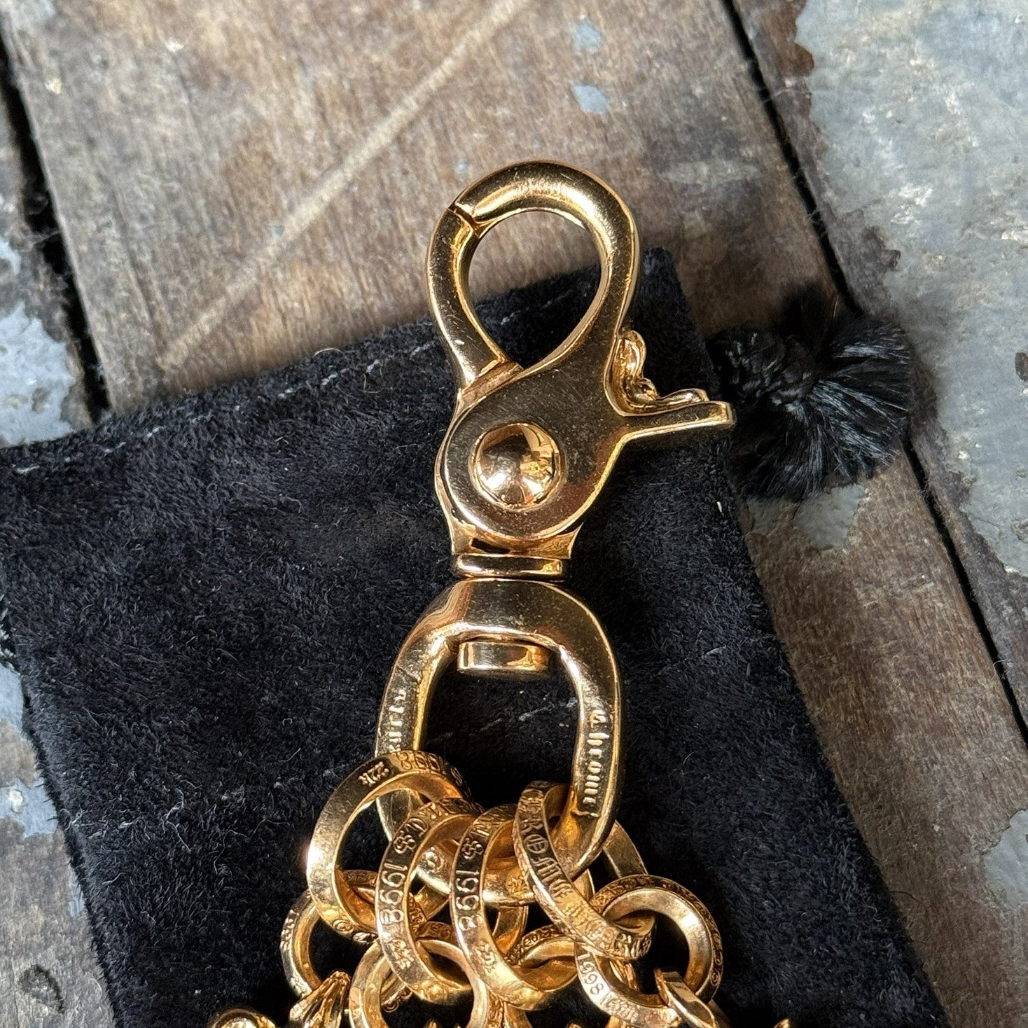 CHROME HEARTS 22K CLIP Swivel Cross Multi Pave Diamond クロムハーツ 22K クリップ スイベル クロス マルチ パヴェダイアモンド