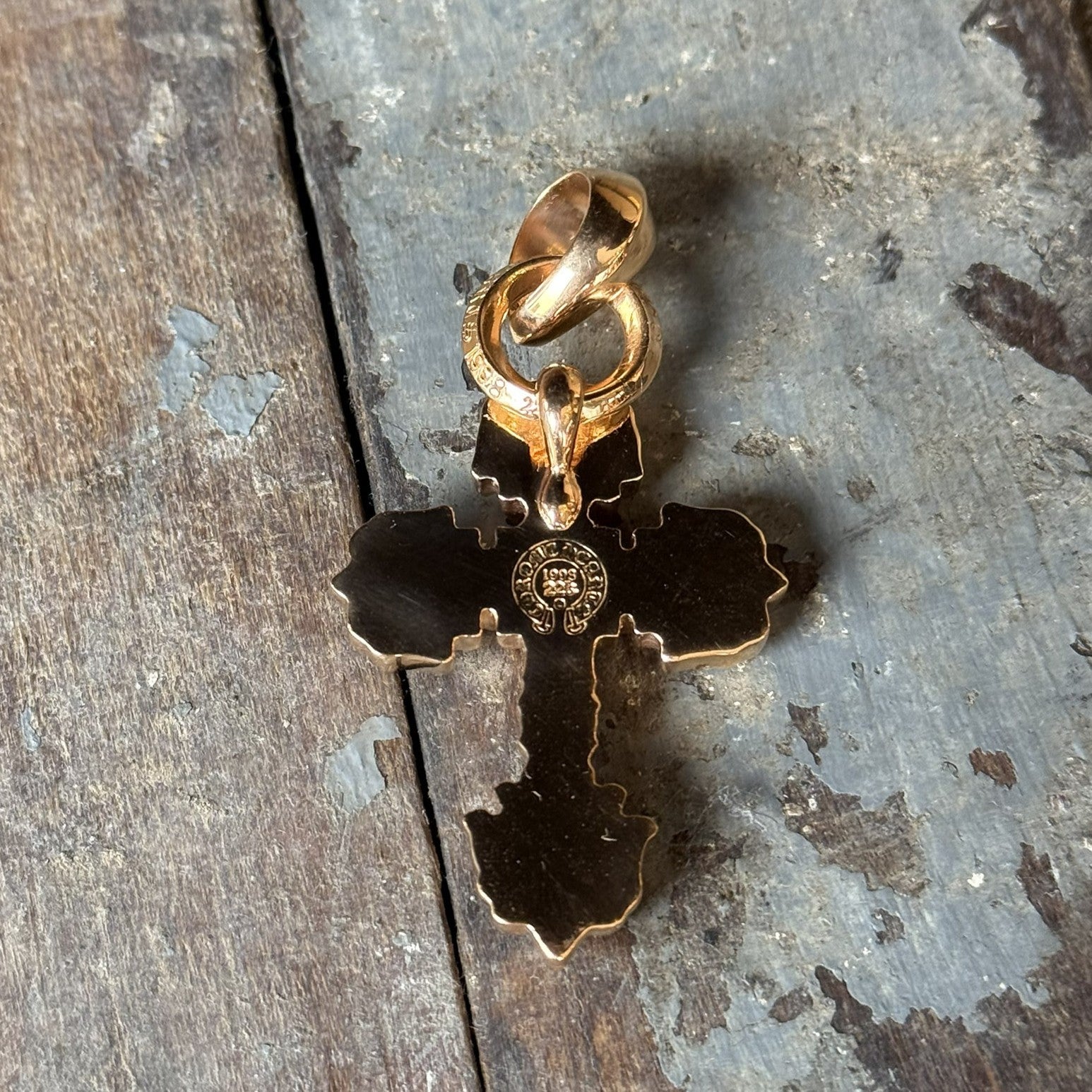 CHROME HEARTS 22K Filigree Cross Pendent XS With Bail クロムハーツ 22K フィリグリークロス ペンダントXS ウィズベイル (コピー)