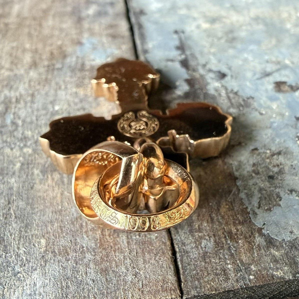CHROME HEARTS 22K Filigree Cross Pendent XS With Bail クロムハーツ 22K フィリグリークロス ペンダントXS ウィズベイル (コピー)