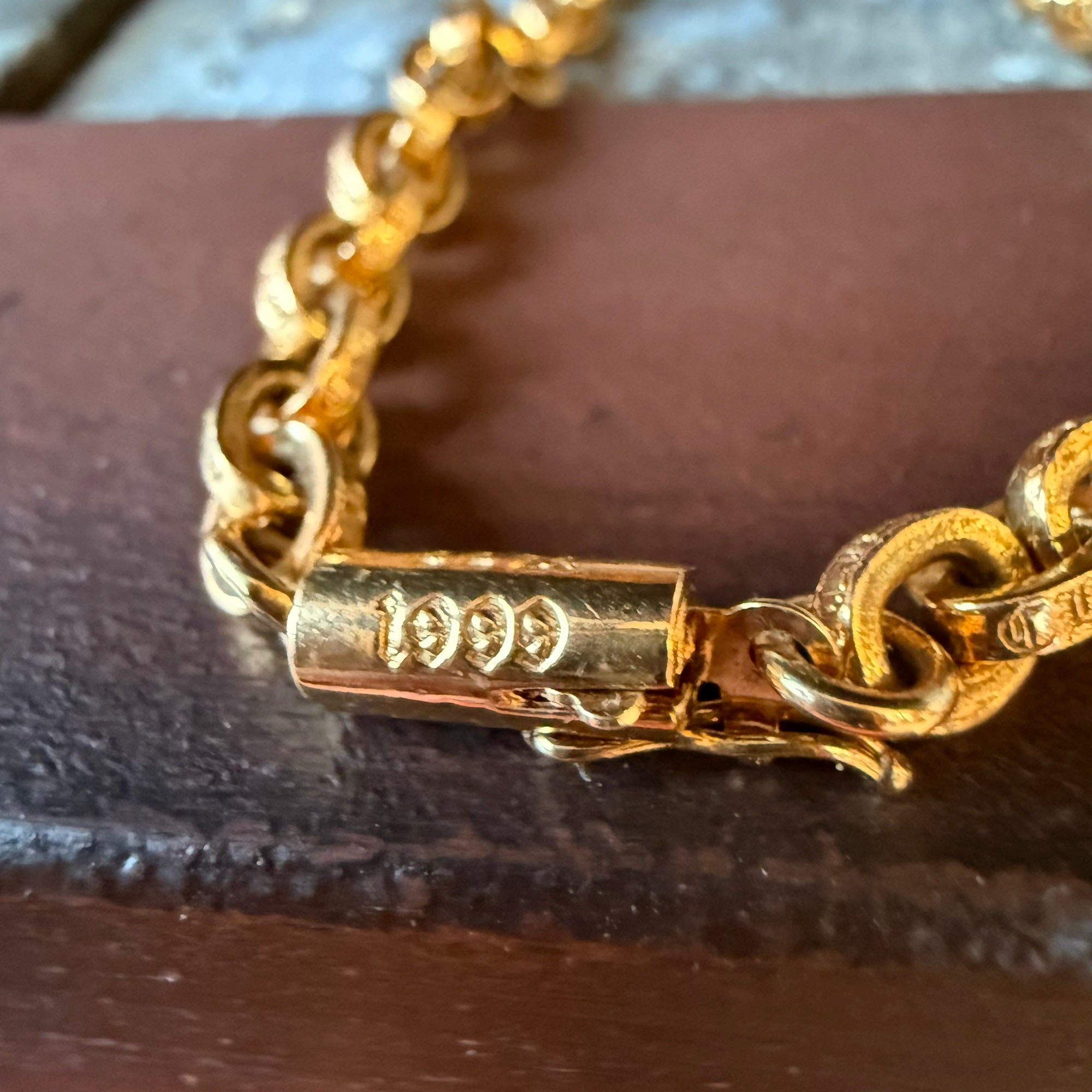 CHROME HEARTS 22K Paper Chain Necklace 20 Inch クロムハーツ 22K ペーパーチェーン ネックレス 20インチ
