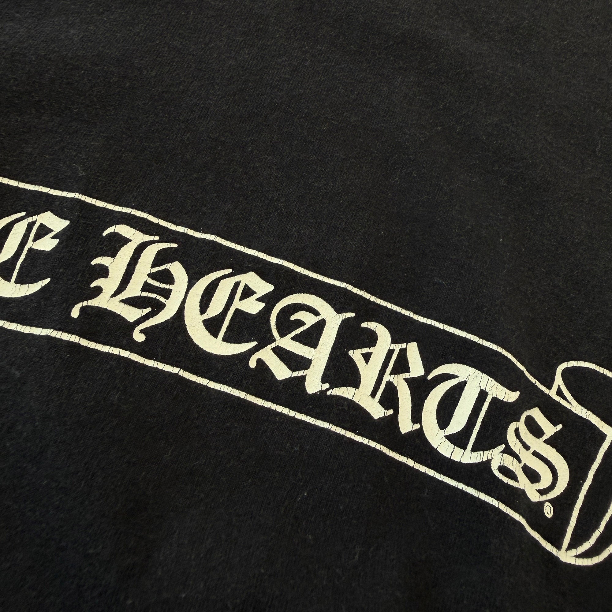 CHROME HEARTS Neck Logo Back Scroll Vine Dagger Tee Size L クロムハーツ ネックロゴ バックスクロール ヴァインダガー Tシャツ サイズL