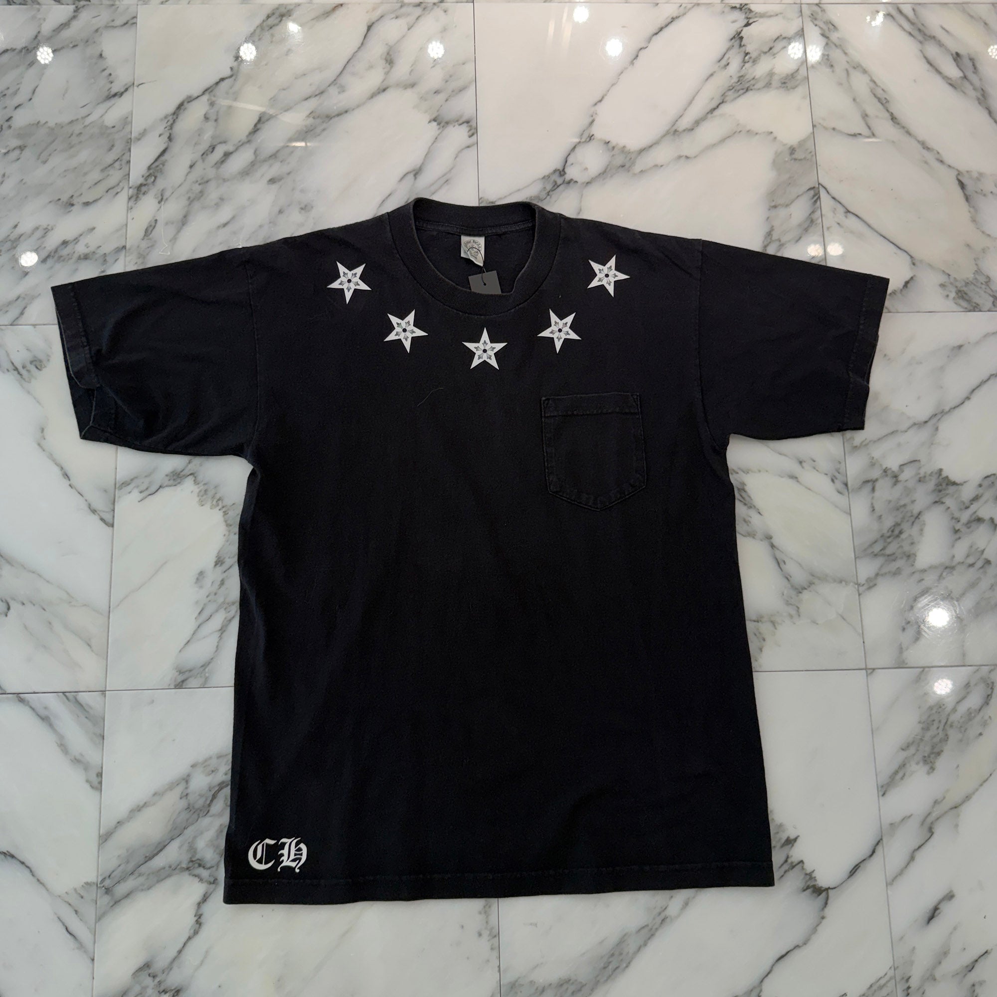 CHROME HEARTS Made In Hollywood CH Star Tee Size L クロムハーツ メイドインハリウッド CHスター Tシャツ サイズL