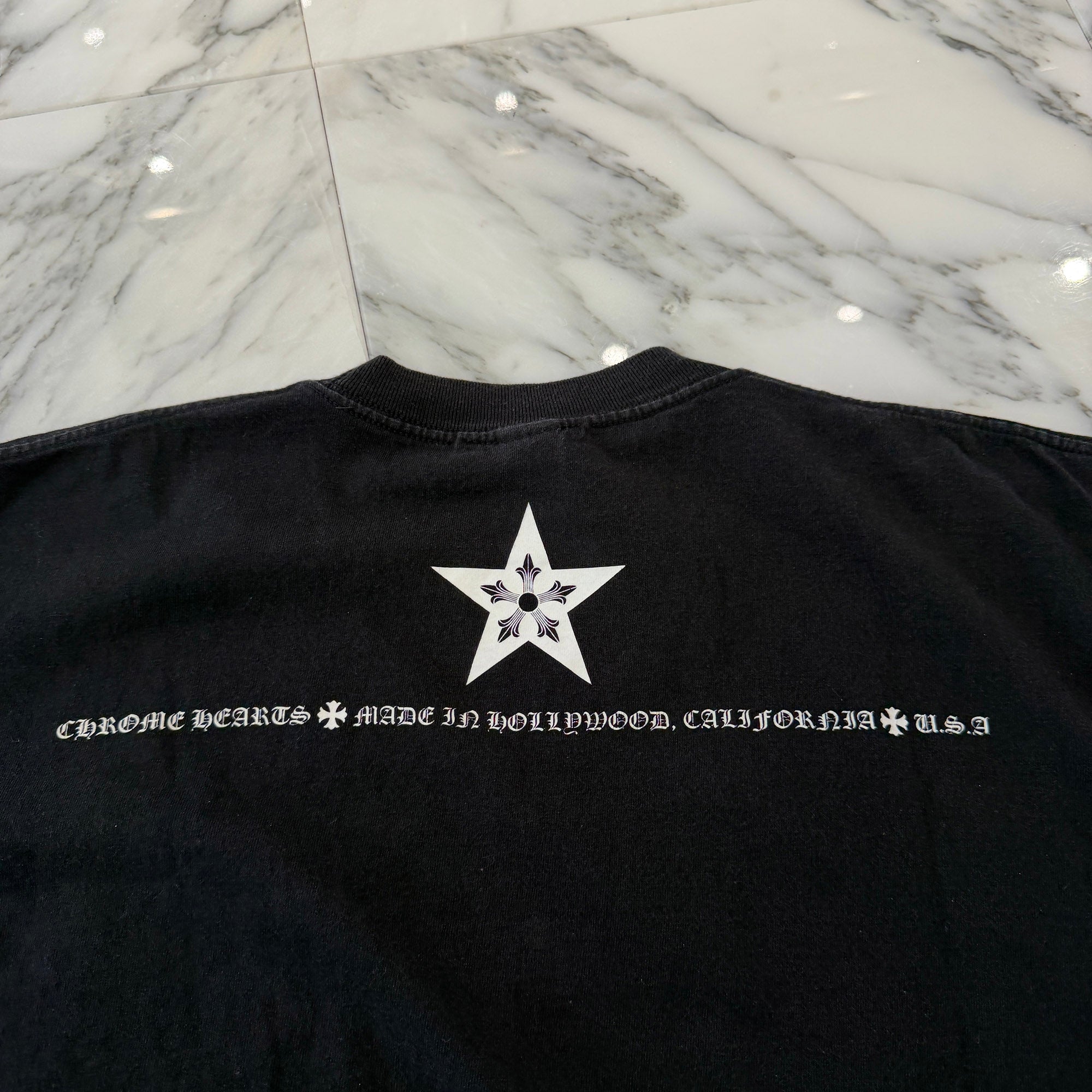 CHROME HEARTS Made In Hollywood CH Star Tee Size L クロムハーツ メイドインハリウッド CHスター Tシャツ サイズL