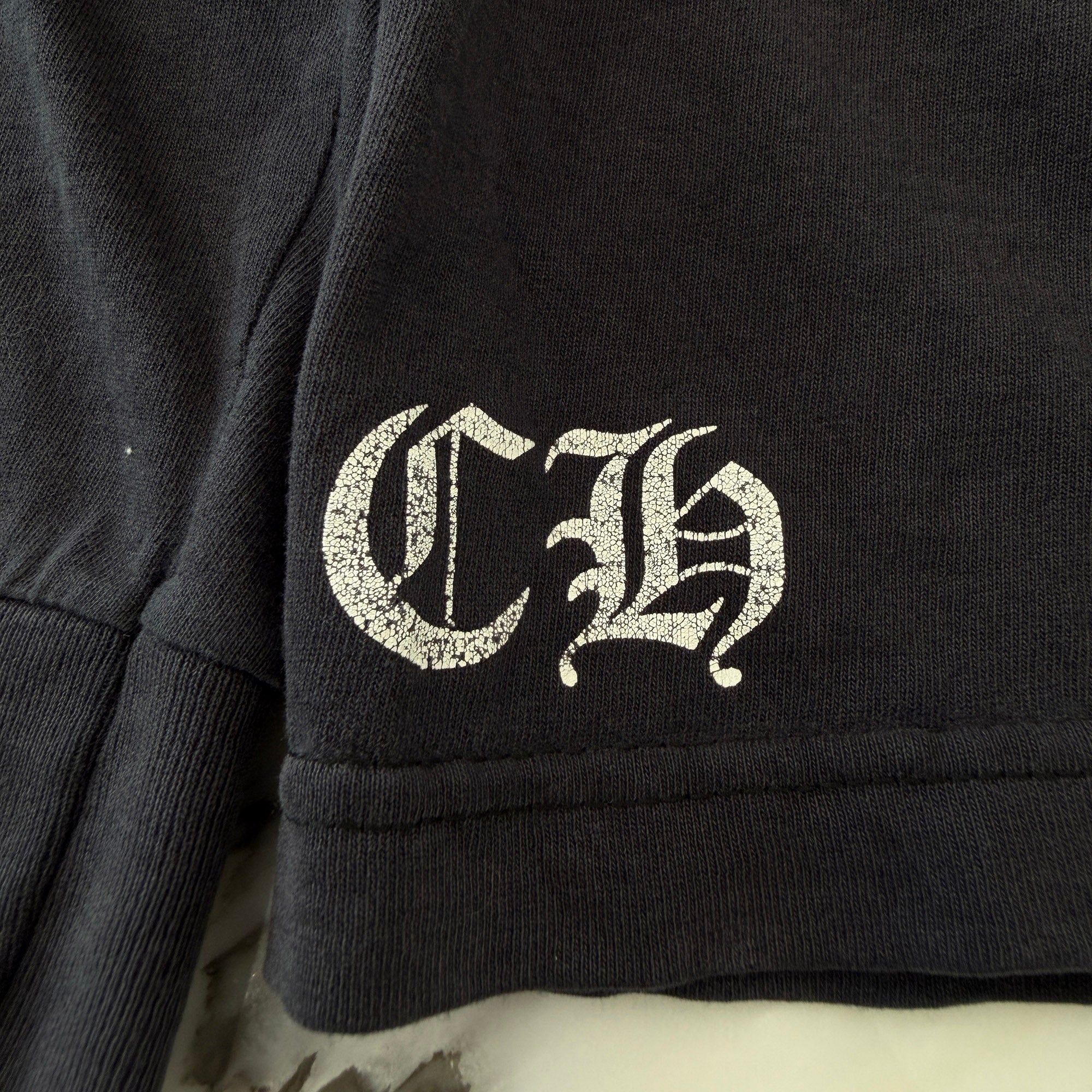 CHROME HEARTS Vertical Logo RS3 Cross Long Sleeve Tee Size L クロムハーツ ヴァーティカルロゴ RS3 クロス ロングスリーブTシャツ サイズL