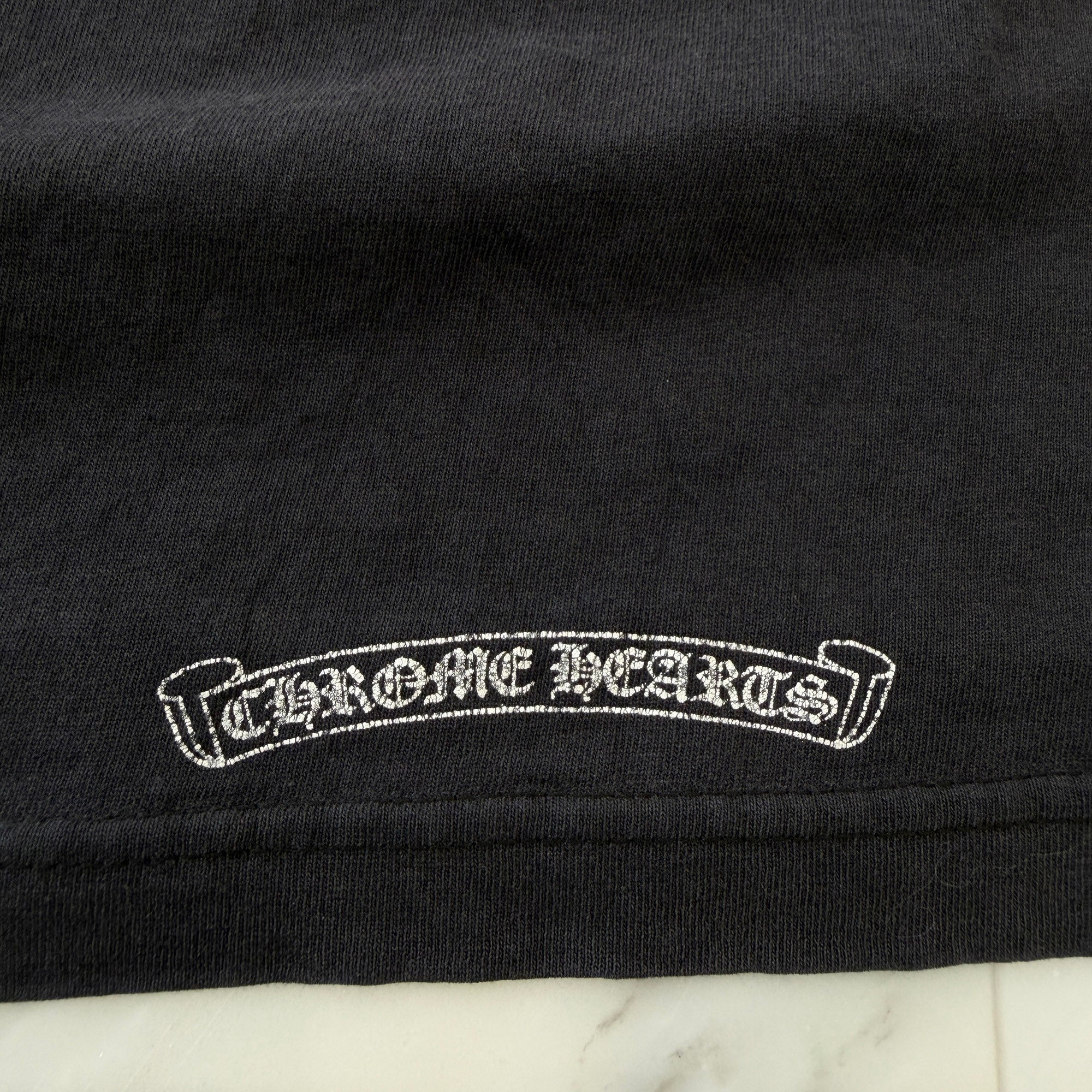 CHROME HEARTS Vertical Logo RS3 Cross Long Sleeve Tee Size L クロムハーツ ヴァーティカルロゴ RS3 クロス ロングスリーブTシャツ サイズL