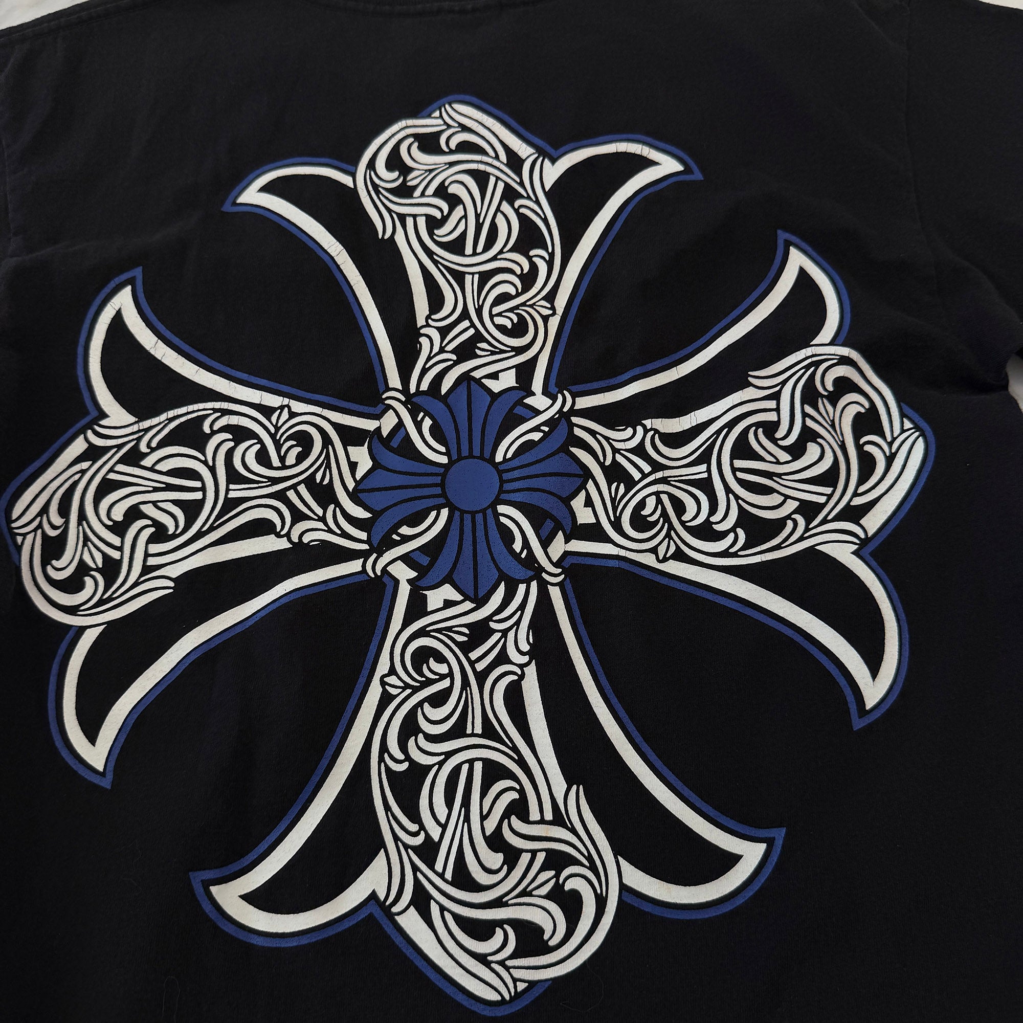 CHROME HEARTS Back Floral CH Plus Tee Size M クロムハーツ バック フローラル CHプラス Tシャツ サイズM
