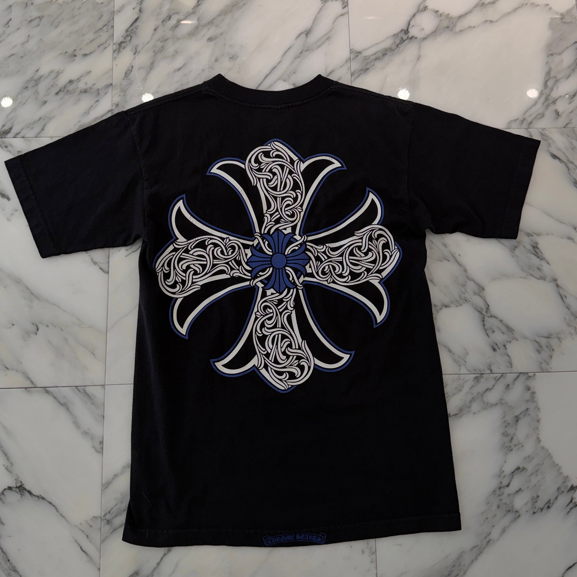 CHROME HEARTS Back Floral CH Plus Tee Size M クロムハーツ バック フローラル CHプラス Tシャツ サイズM