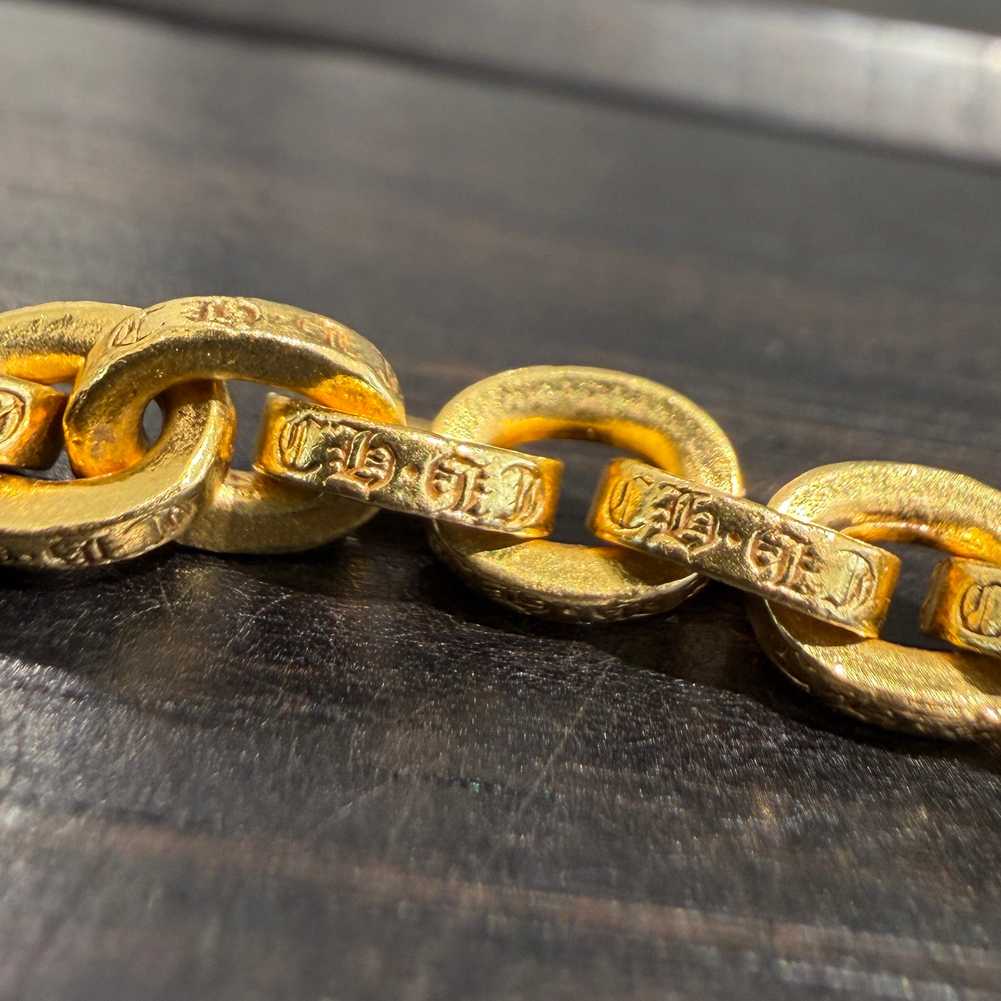 CHROME HEARTS 22K Paper Chain Necklace 20 Inch クロムハーツ 22K ペーパーチェーン ネックレス 20インチ