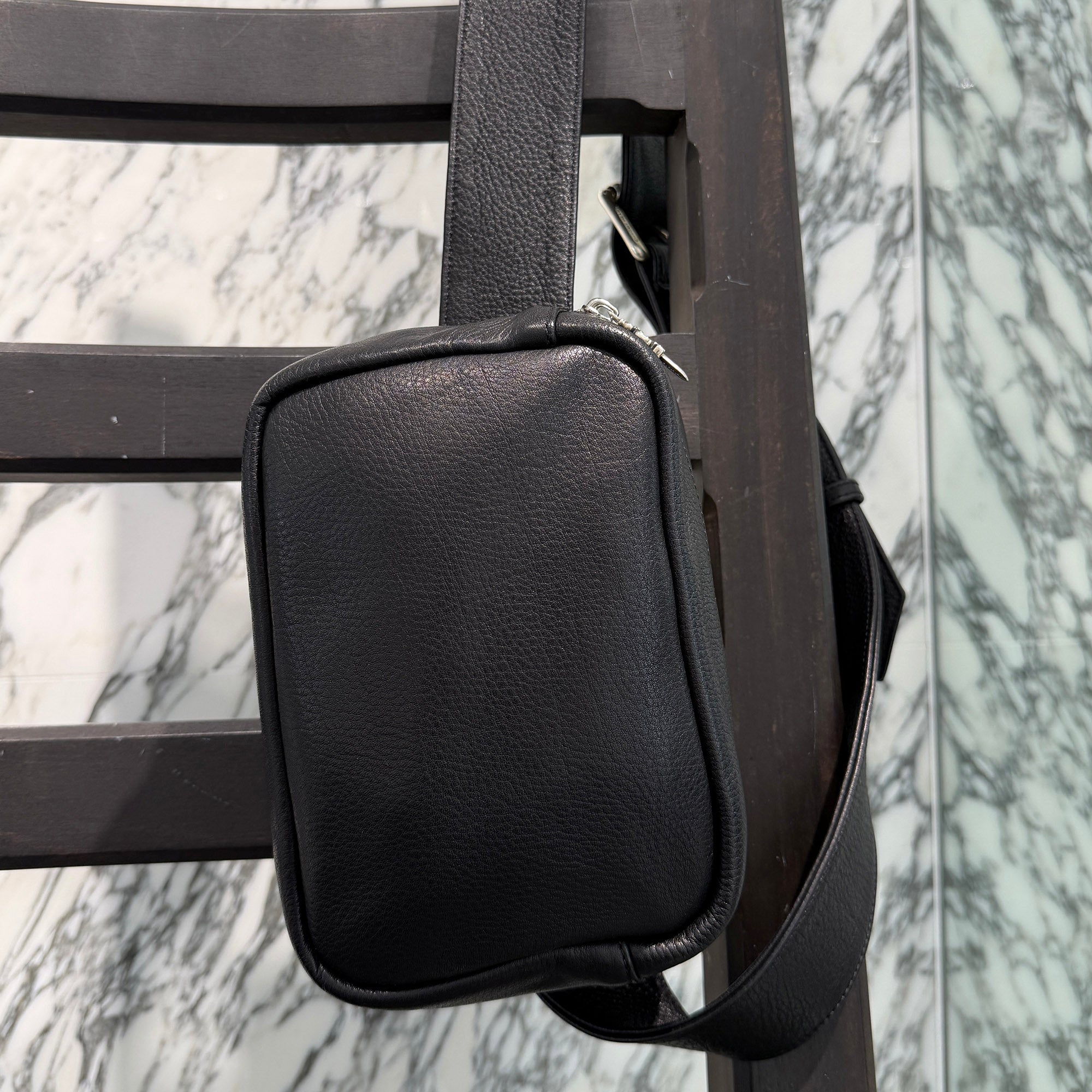 CHROME HEARTS Roller Buckle Square Shoulder Body Bag クロムハーツ ローラー バックル スクエア ショルダー ボディバッグ