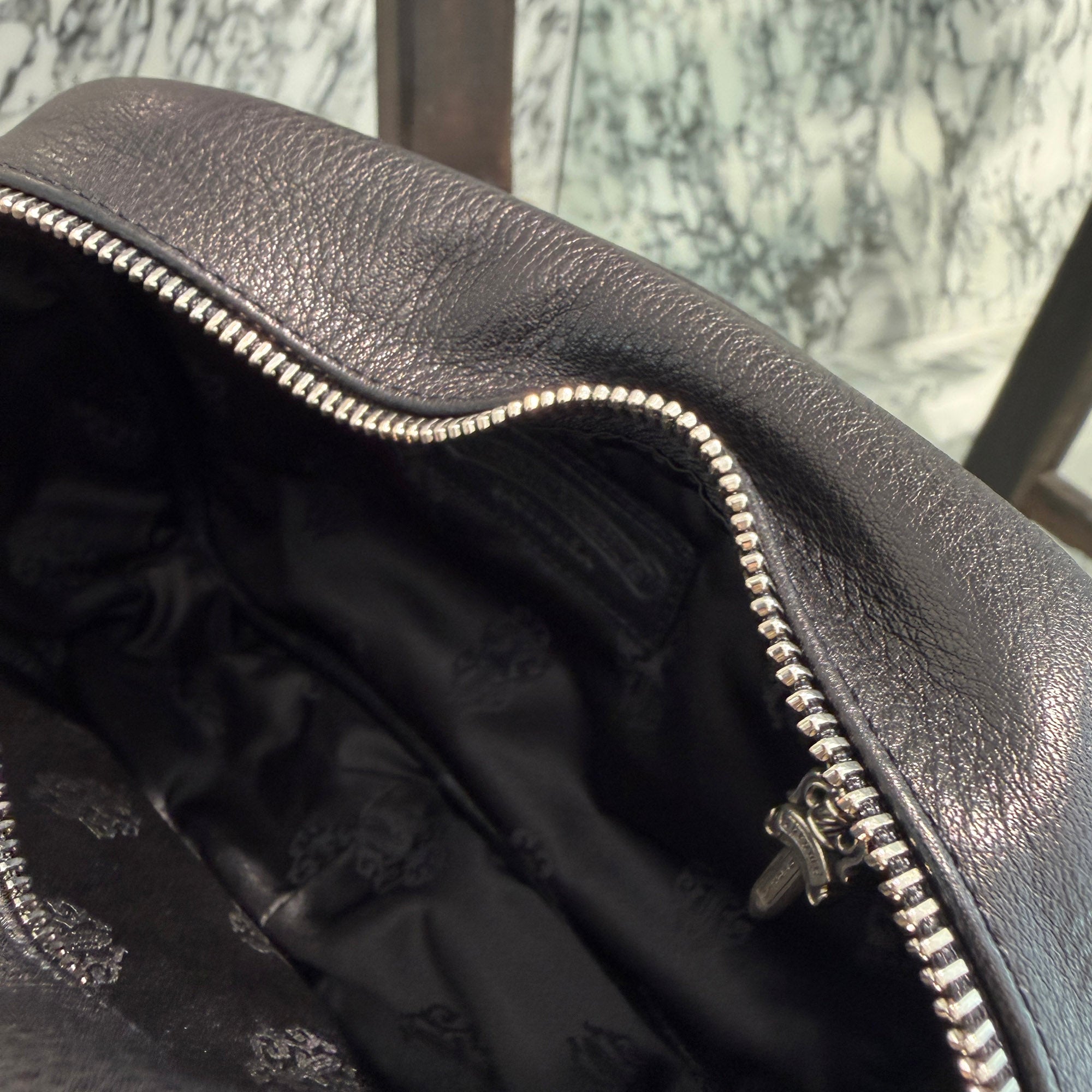 CHROME HEARTS Roller Buckle Square Shoulder Body Bag クロムハーツ ローラー バックル スクエア ショルダー ボディバッグ