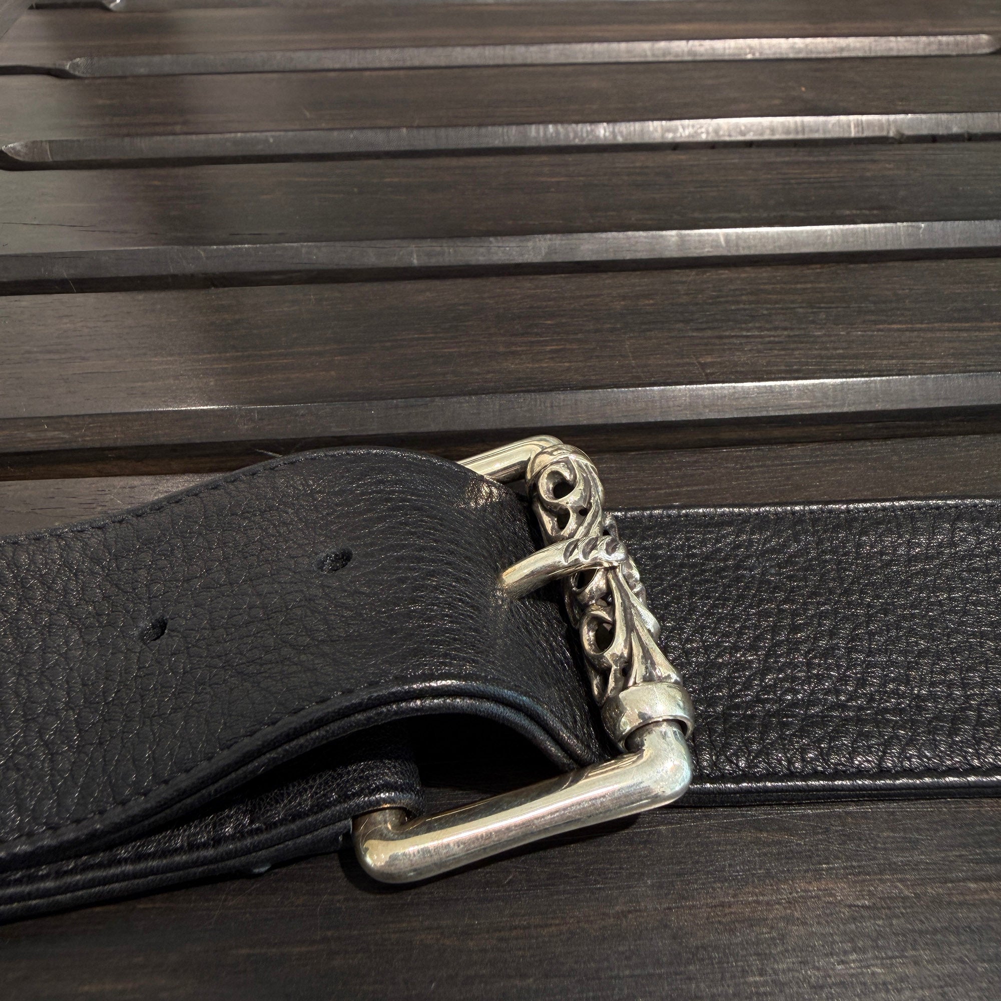CHROME HEARTS Roller Buckle Square Shoulder Body Bag クロムハーツ ローラー バックル スクエア ショルダー ボディバッグ