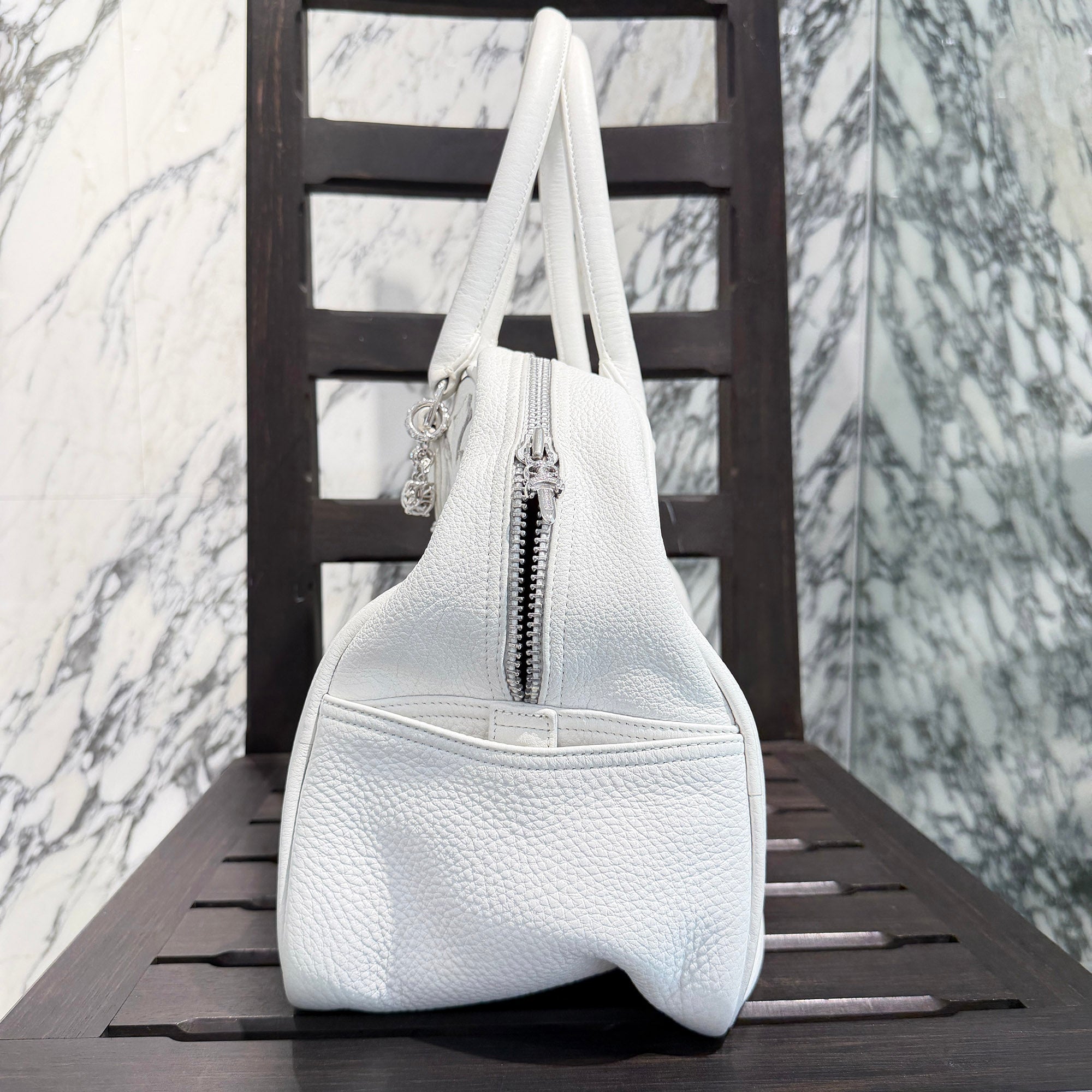 CHROME HEARTS Medium GYM Cemetery Cross Patch Hand Bag クロムハーツ ミディアム ジム セメタリークロスパッチ ハンドバッグ