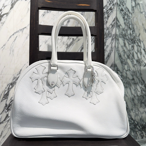 CHROME HEARTS Medium GYM Cemetery Cross Patch Hand Bag クロムハーツ ミディアム ジム セメタリークロスパッチ ハンドバッグ
