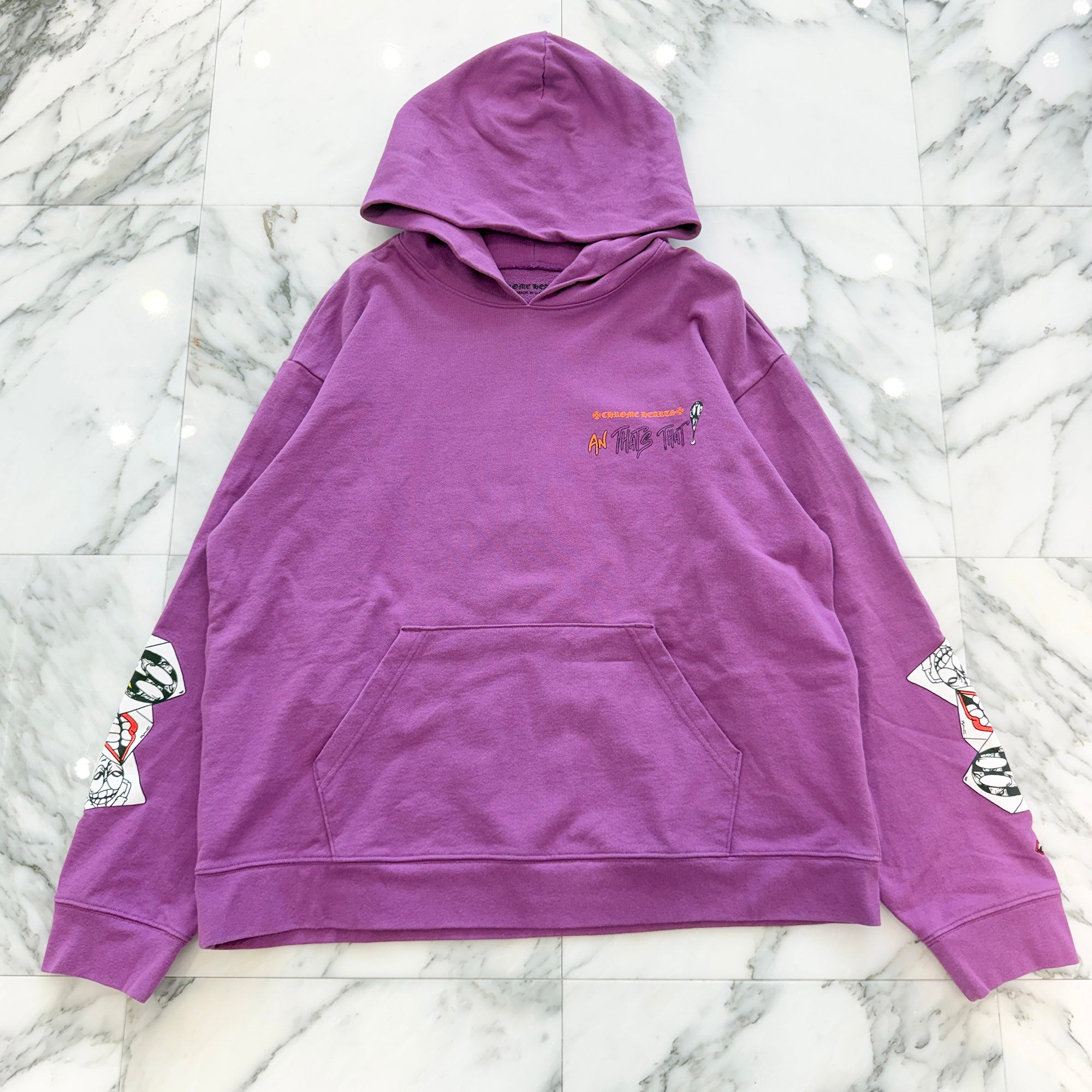 CHROME HEARTS × MATTY BOY 2024AW "I WANT MORE NOT LESS" Pullover Hoodie Size XXL クロムハーツ × マッティボーイ "アイウォントレス" プルオーバーフーディ サイズXXL