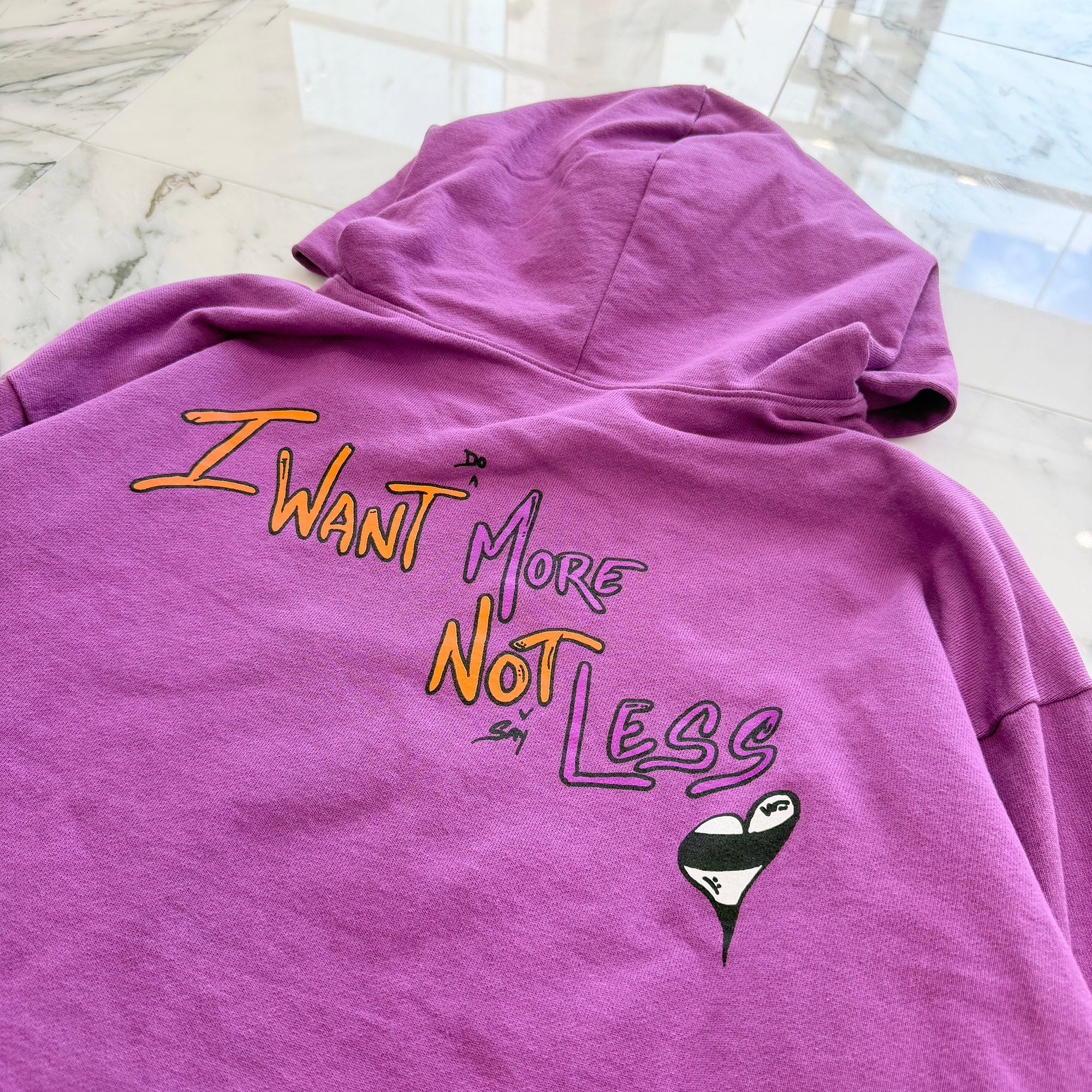 CHROME HEARTS × MATTY BOY 2024AW "I WANT MORE NOT LESS" Pullover Hoodie Size XXL クロムハーツ × マッティボーイ "アイウォントレス" プルオーバーフーディ サイズXXL