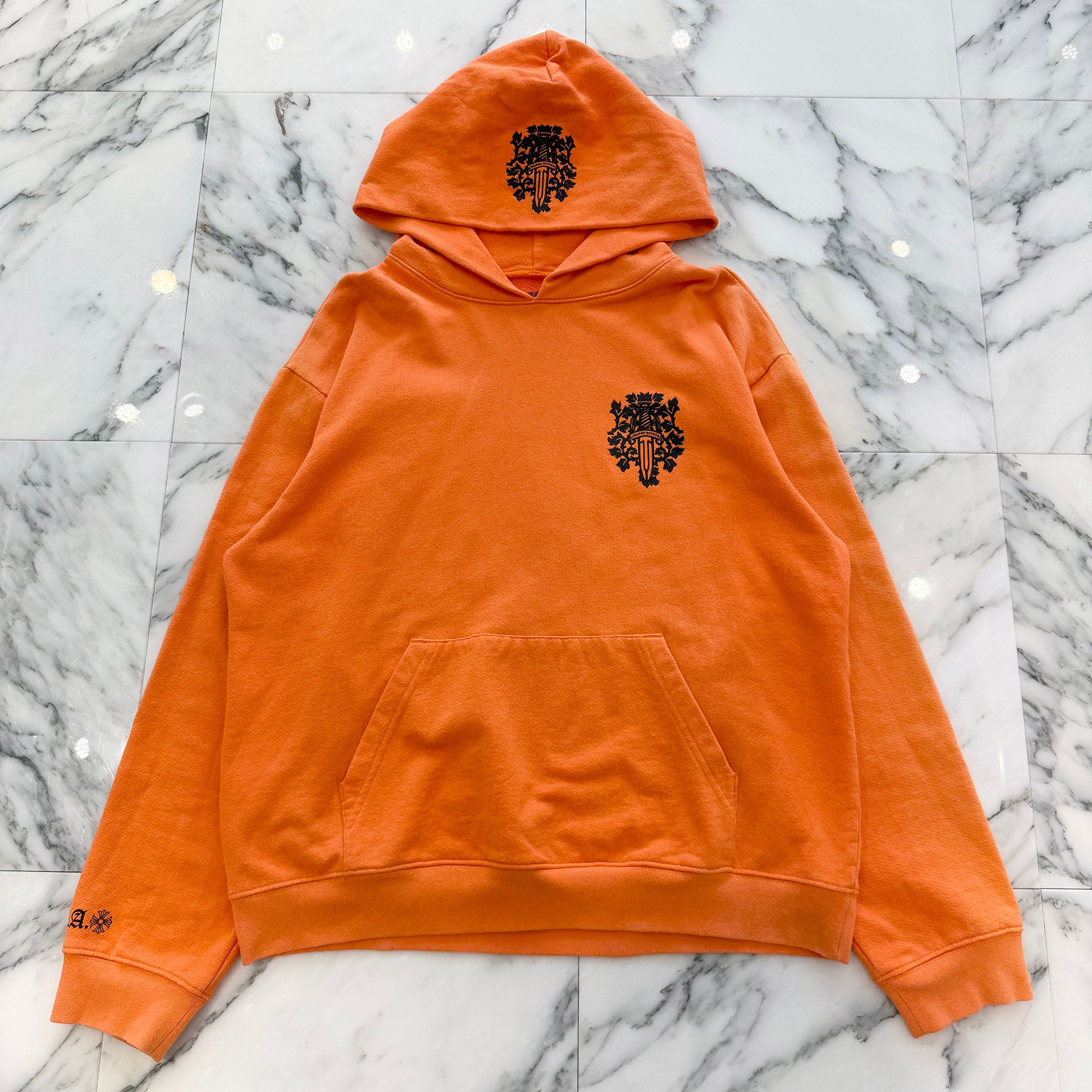 CHROME HEARTS USA Limited Vine Dagger Print Pullover Hoodie Size XL クロムハーツ USA限定 ヴァインダガー プリント プルオーバーフーディー サイズXL