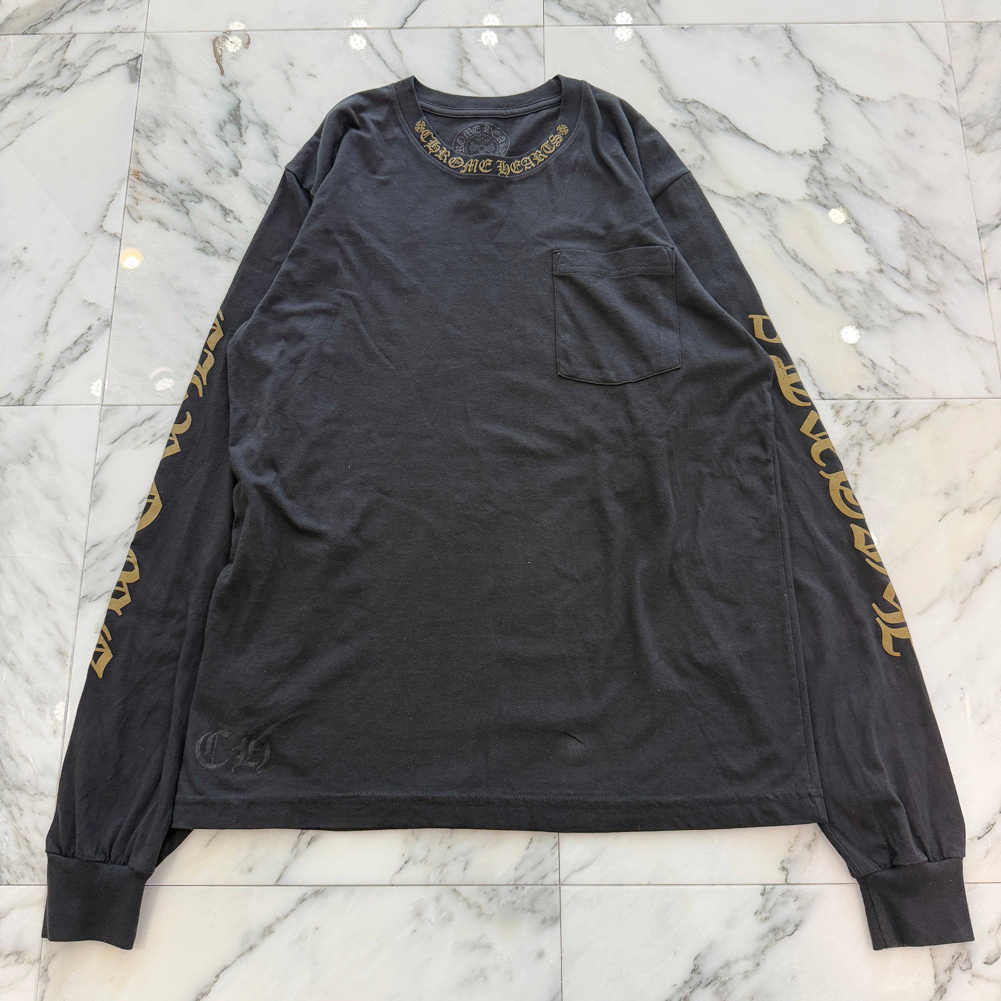 CHROME HEARTS 2026SS Neck Logo Long Sleeve Tee Size M クロムハーツ ネックロゴ ロングスリーブTシャツ サイズM