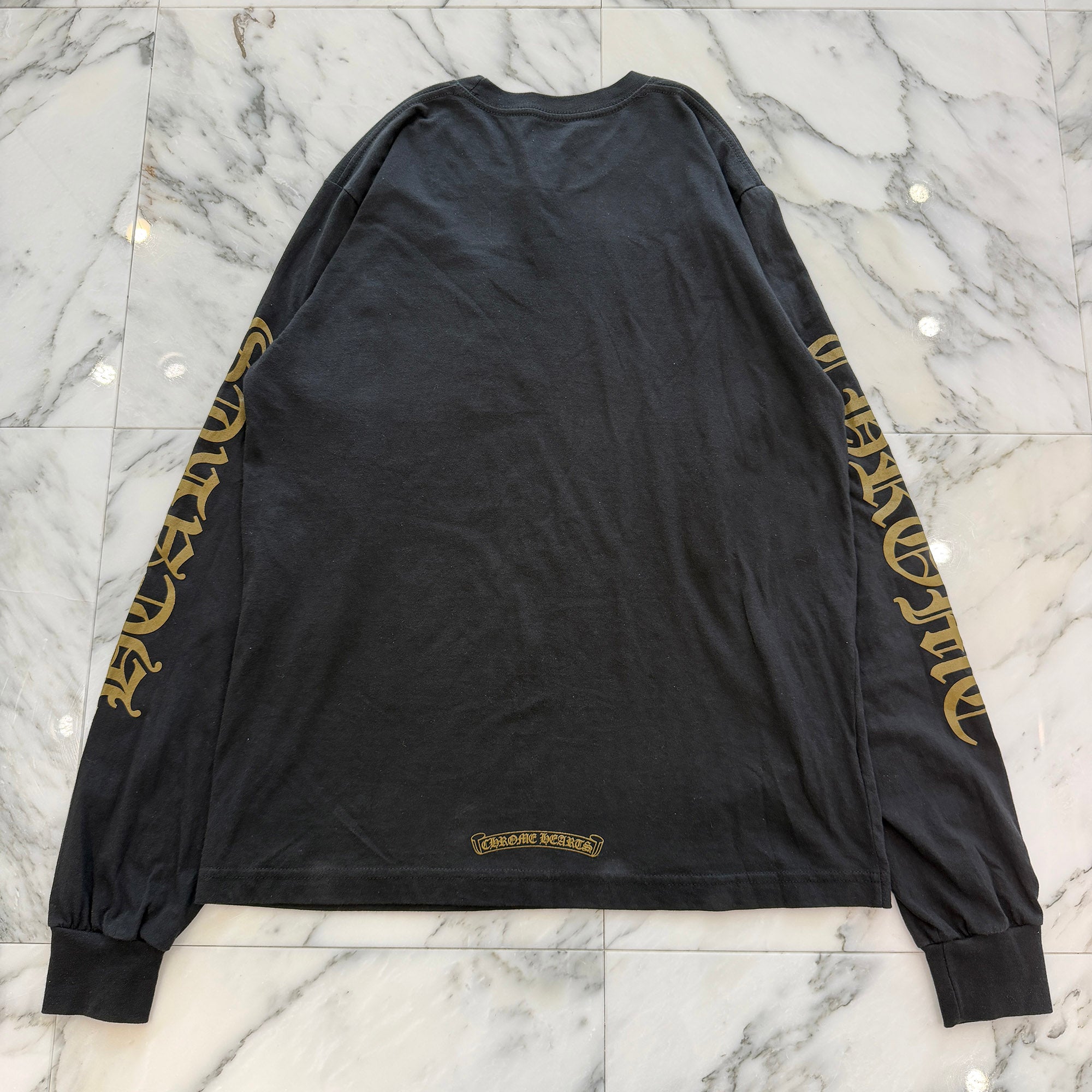 CHROME HEARTS 2026SS Neck Logo Long Sleeve Tee Size M クロムハーツ ネックロゴ ロングスリーブTシャツ サイズM