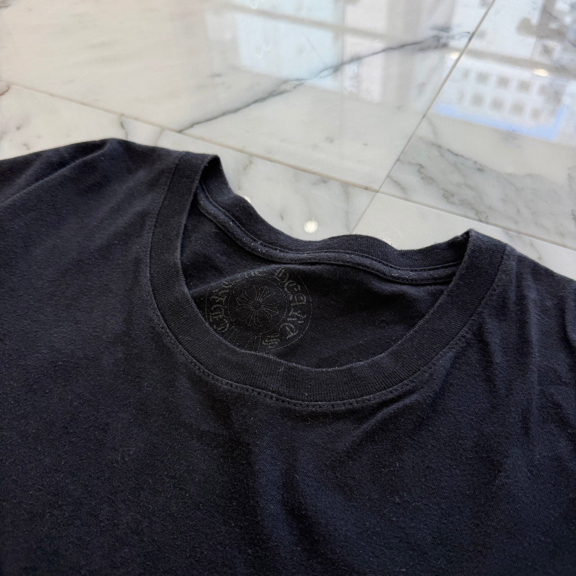 CHROME HEARTS Vertical Logo Half Vine Dagger Tee Size XL クロムハーツ ヴァーティカルロゴ ハーフ ヴァインダガー Tシャツ サイズXL